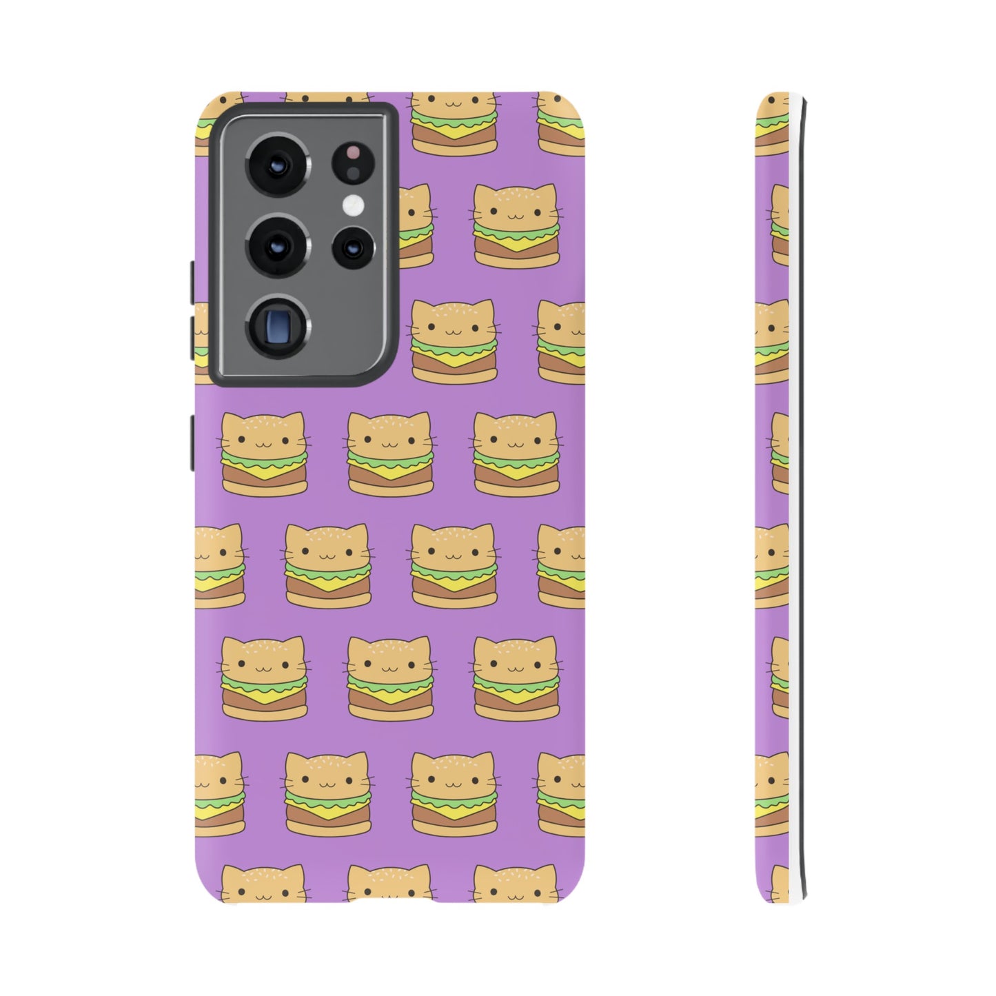 Cat Burger Phone Case | iPhone 15 Plus/ Pro, 14, 13, 12| Google Pixel 7, Pro, 5| Samsung Galaxy S23 All Major Phone Models