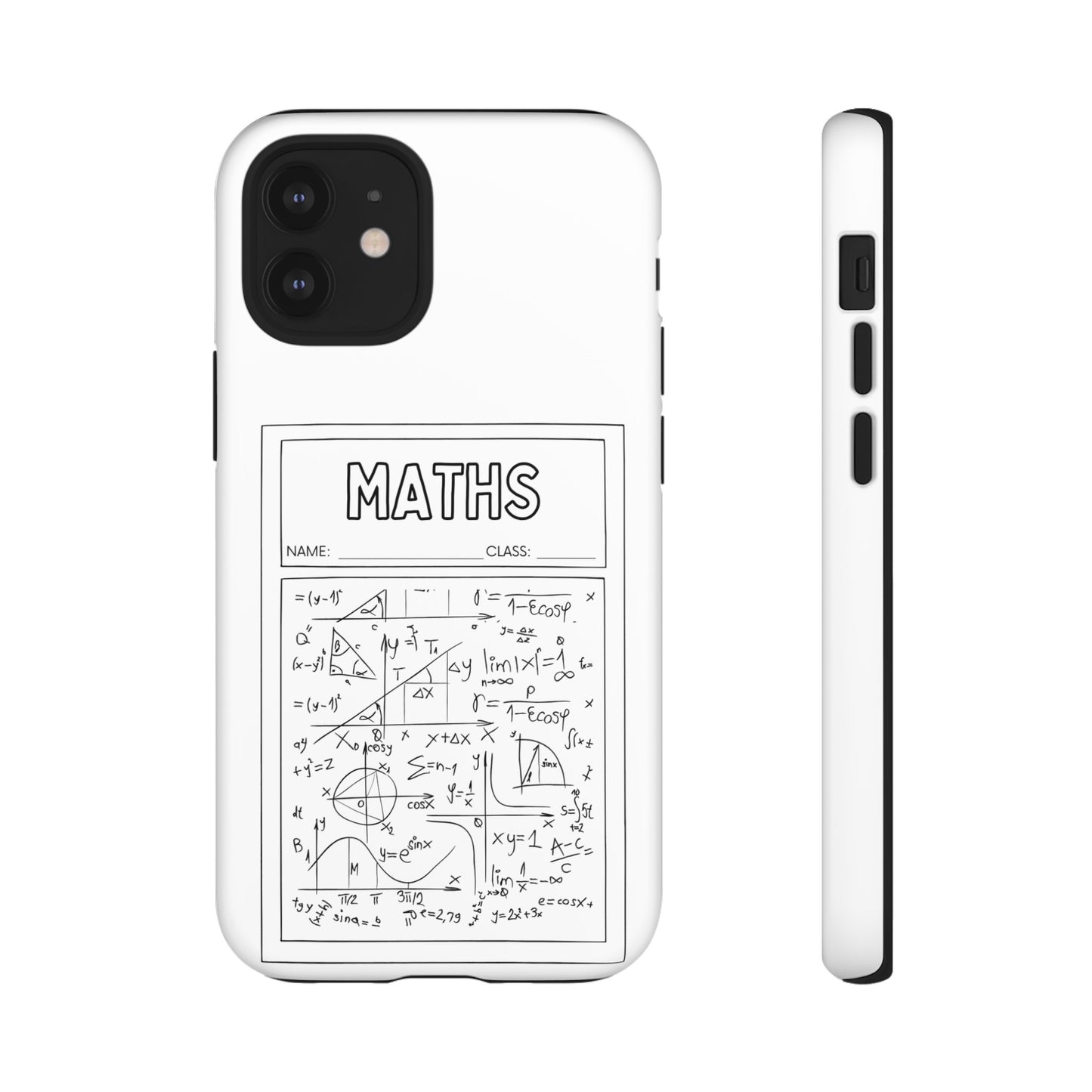 Maths Class Wallpaper Phone Case | iPhone 15 Plus/ Pro, 14, 13, 12| Google Pixel 7, Pro, 5| Samsung Galaxy S23 All Major Phone Models