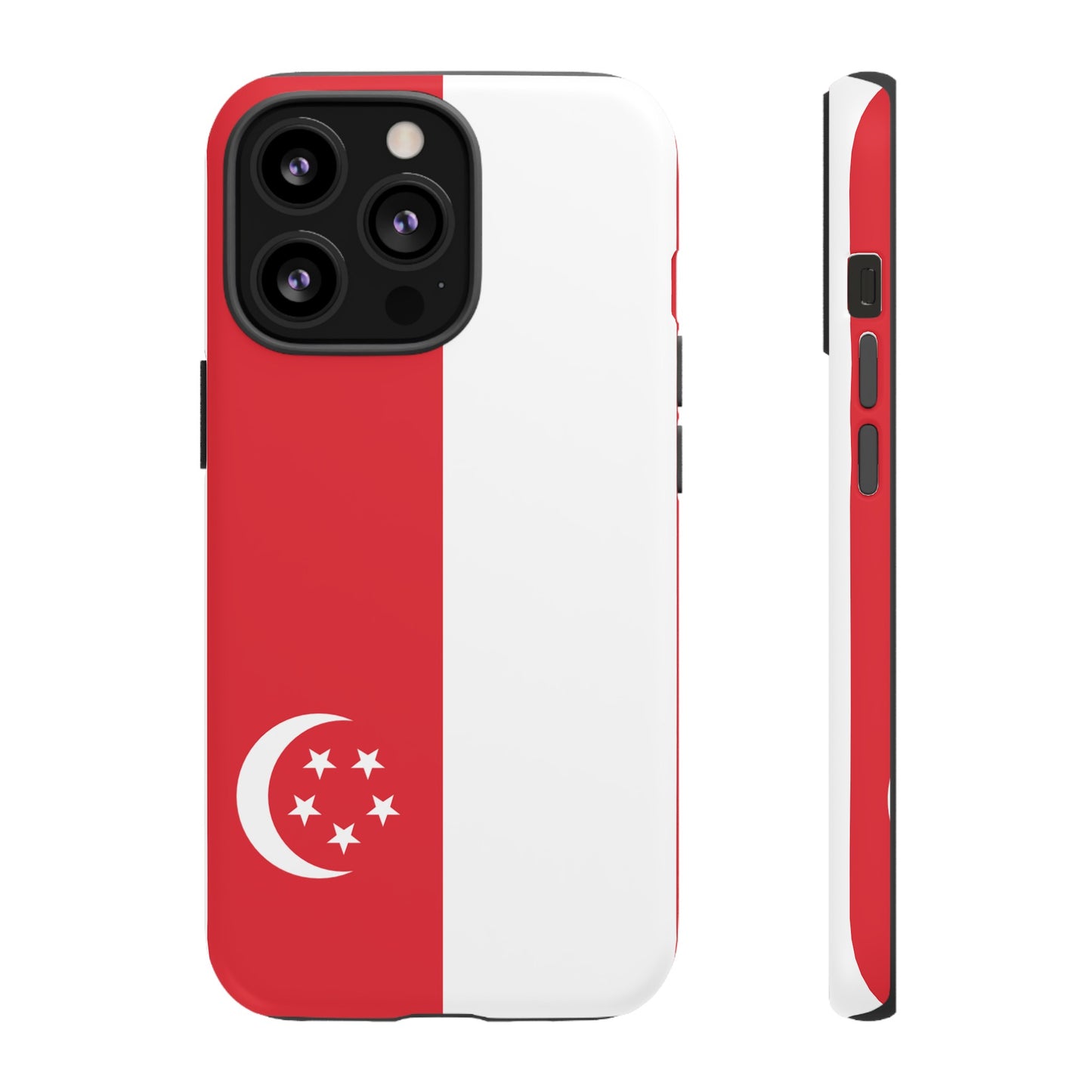 Singapore Flag Phone Case | iPhone 15 Plus/ Pro, 14, 13, 12| Google Pixel 7, Pro, 5| Samsung Galaxy S23 All Major Phone Models