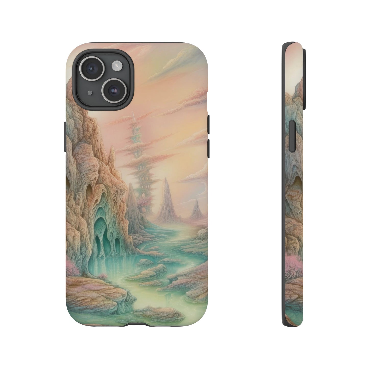 Caves Sci-Fi Wallpaper Phone Case | iPhone 15 Plus/ Pro, 14, 13, 12| Google Pixel 7, Pro, 5| Samsung Galaxy S23 All Major Phone Models