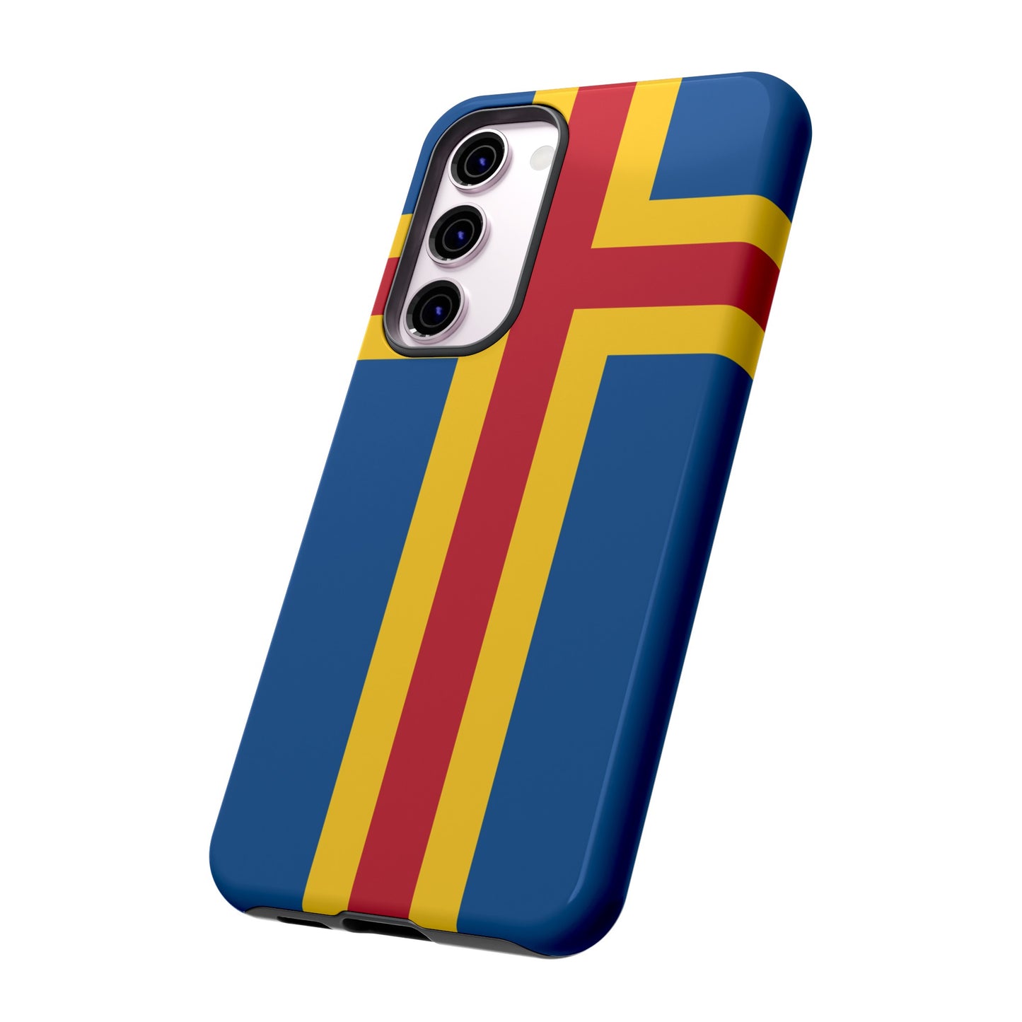 Aland Islands (Finland) Flag Phone Case | iPhone 15 Plus/ Pro, 14, 13, 12| Google Pixel 7, Pro, 5| Samsung Galaxy S23 All Major Phone Models