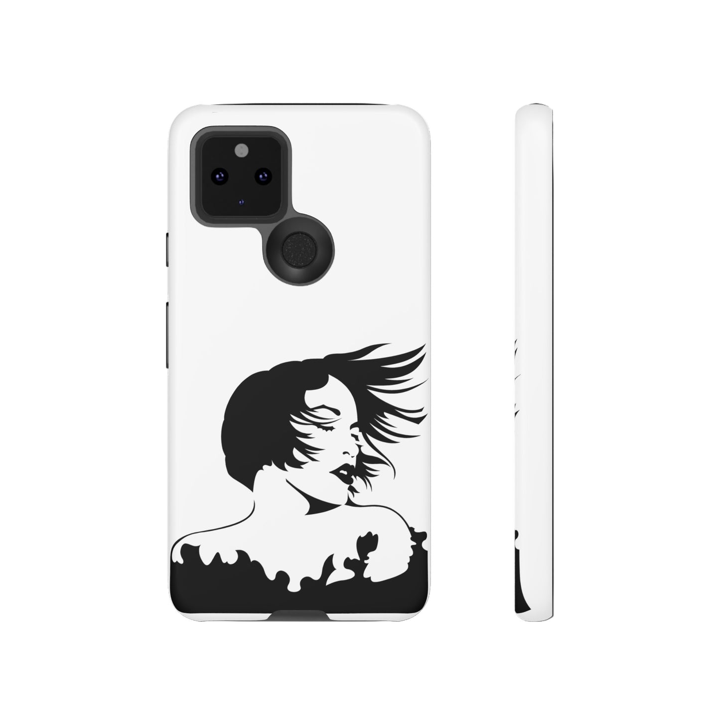 Woman In The Wind Phone Case | iPhone 15 Plus/ Pro, 14, 13, 12| Google Pixel 7, Pro, 5| Samsung Galaxy S23 All Major Phone Models