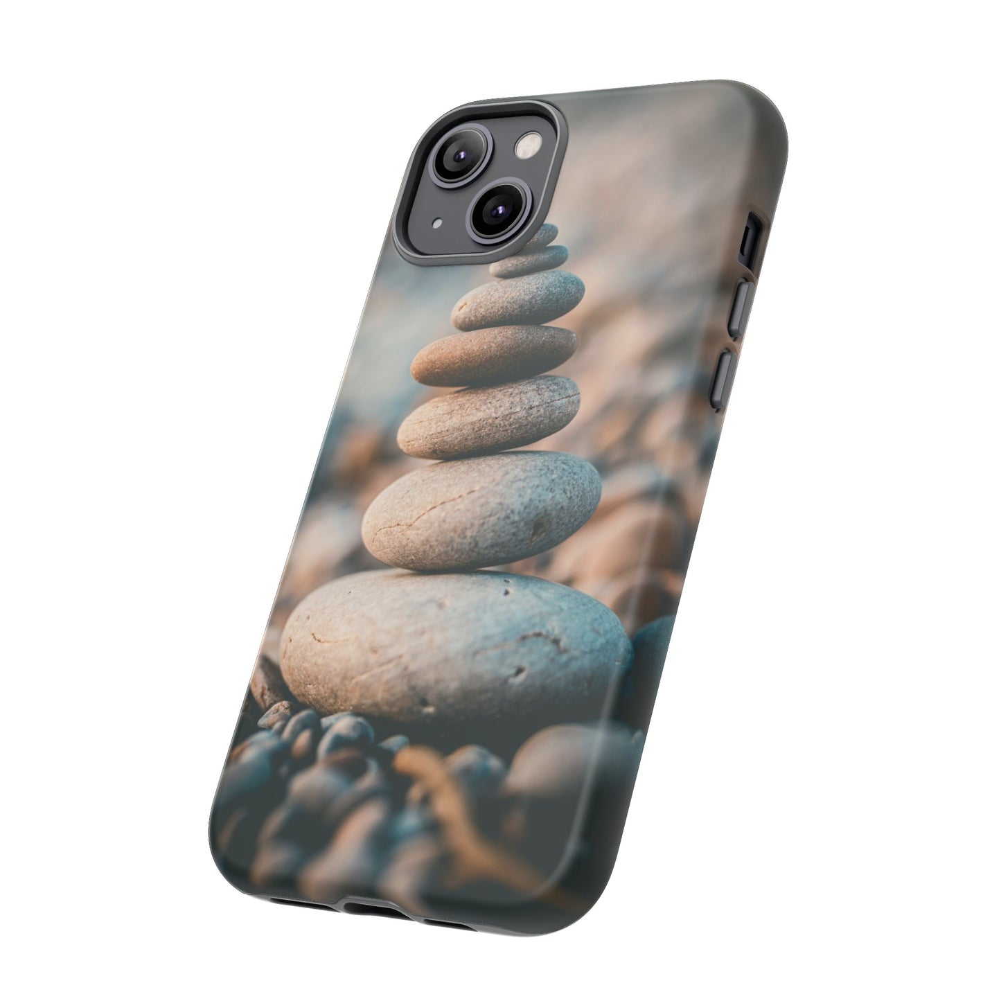 Rock Stack Wallpaper Phone Case | iPhone 15 Plus/ Pro, 14, 13, 12| Google Pixel 7, Pro, 5| Samsung Galaxy S23 All Major Phone Models