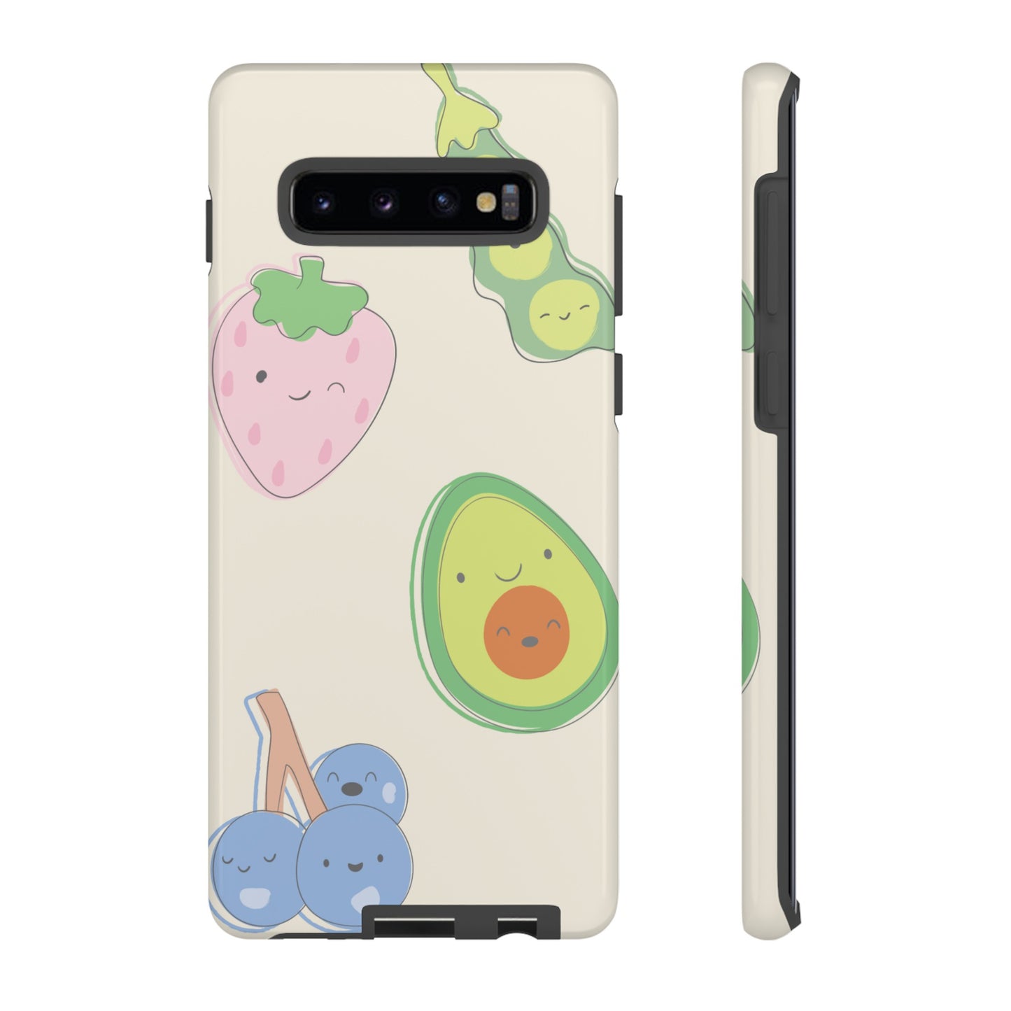 Happy Food Wallpaper Phone Case | iPhone 15 Plus/ Pro, 14, 13, 12| Google Pixel 7, Pro, 5| Samsung Galaxy S23 All Major Phone Models