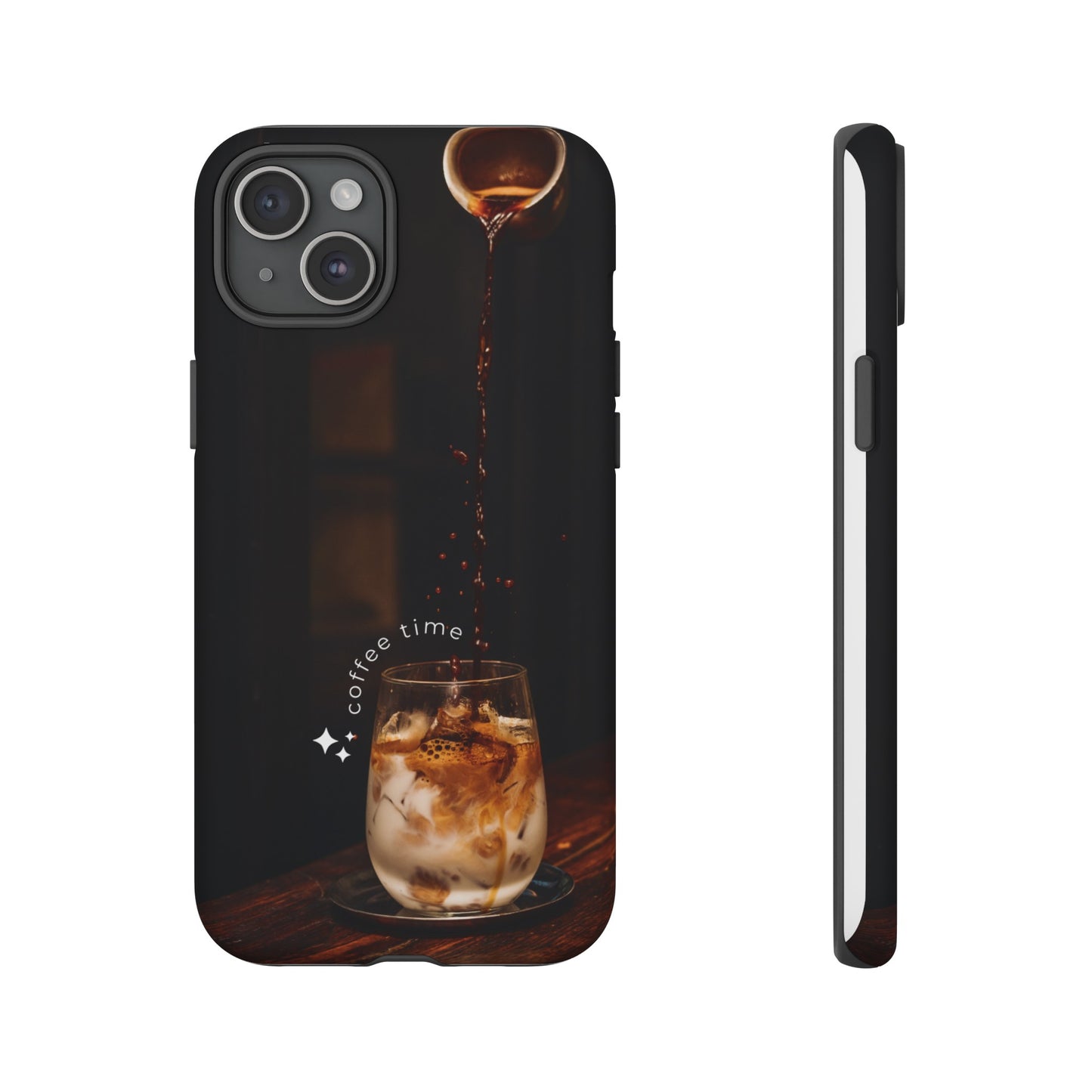 Coffee Time Wallpaper Phone Case | iPhone 15 Plus/ Pro, 14, 13, 12| Google Pixel 7, Pro, 5| Samsung Galaxy S23 All Major Phone Models