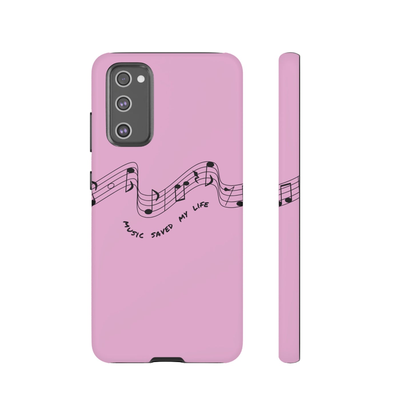 Music Saved My Life Wallpaper Phone Case | iPhone 15 Plus/ Pro, 14, 13, 12| Google Pixel 7, Pro, 5| Samsung Galaxy S23 All Major Phone Models