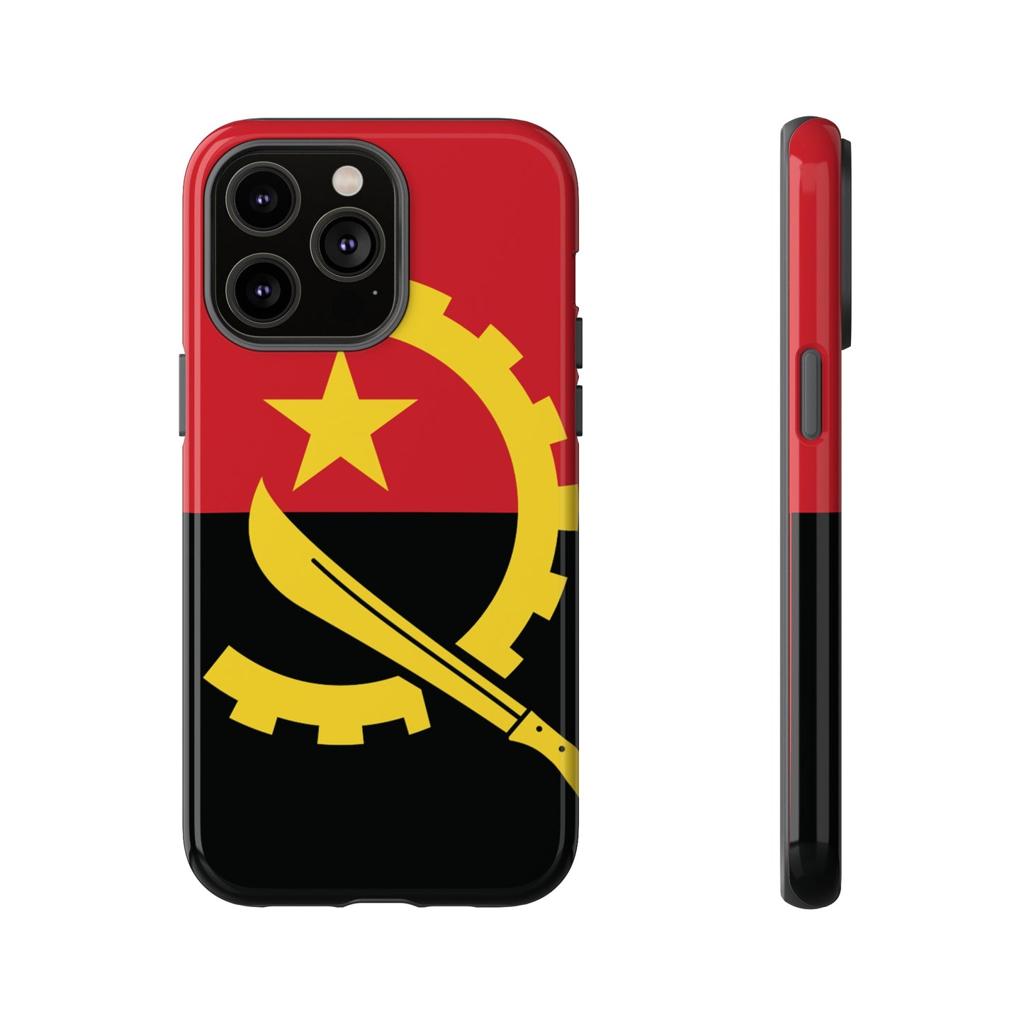 Angola Flag Phone Case | iPhone 15 Plus/ Pro, 14, 13, 12| Google Pixel 7, Pro, 5| Samsung Galaxy S23 All Major Phone Models