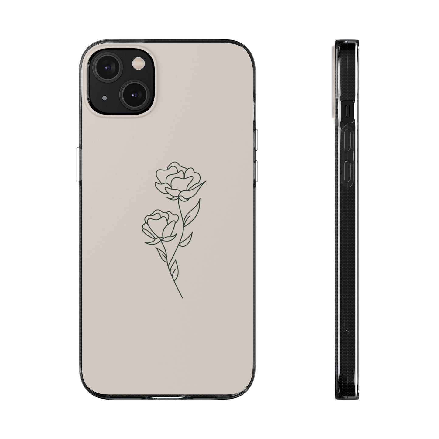 Simple Rose Phone Case | iPhone 15 Plus/ Pro, 14, 13, 12| Google Pixel 7, Pro, 5| Samsung Galaxy S23 All Major Phone Models