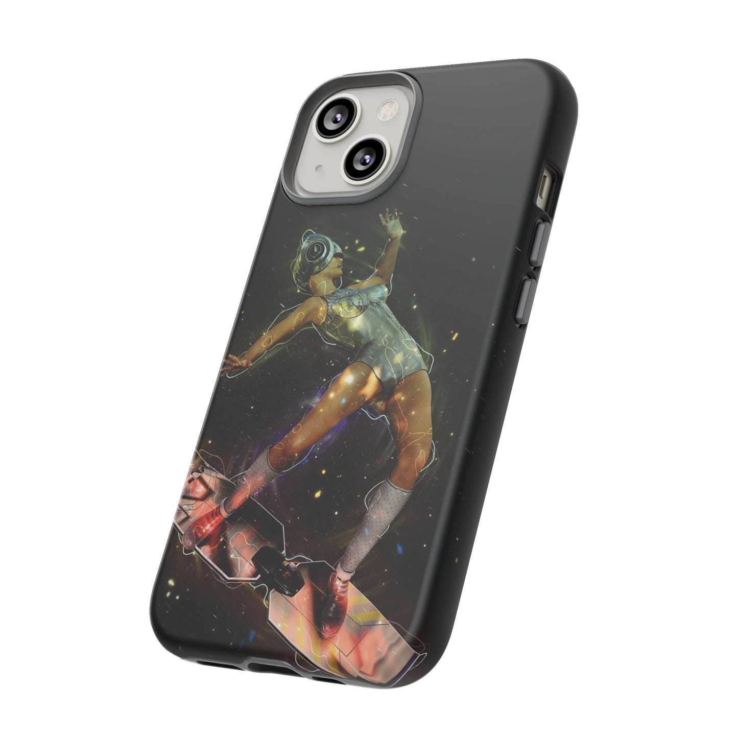 Sci-Fi Skateboard Wallpaper Phone Case | iPhone 15 Plus/ Pro, 14, 13, 12| Google Pixel 7, Pro, 5| Samsung Galaxy S23 All Major Phone Models