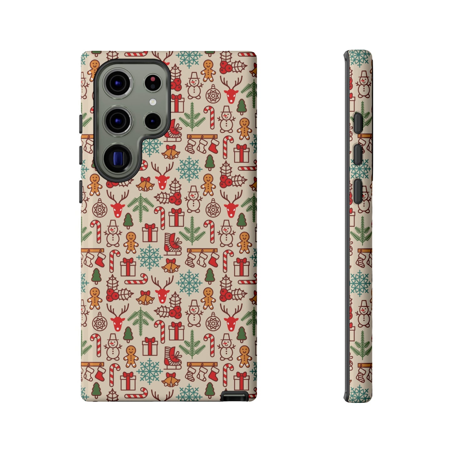 Collage Christmas Wallpaper Phone Case | iPhone 15 Plus/ Pro, 14, 13, 12| Google Pixel 7, Pro, 5| Samsung Galaxy S23 All Major Phone Models