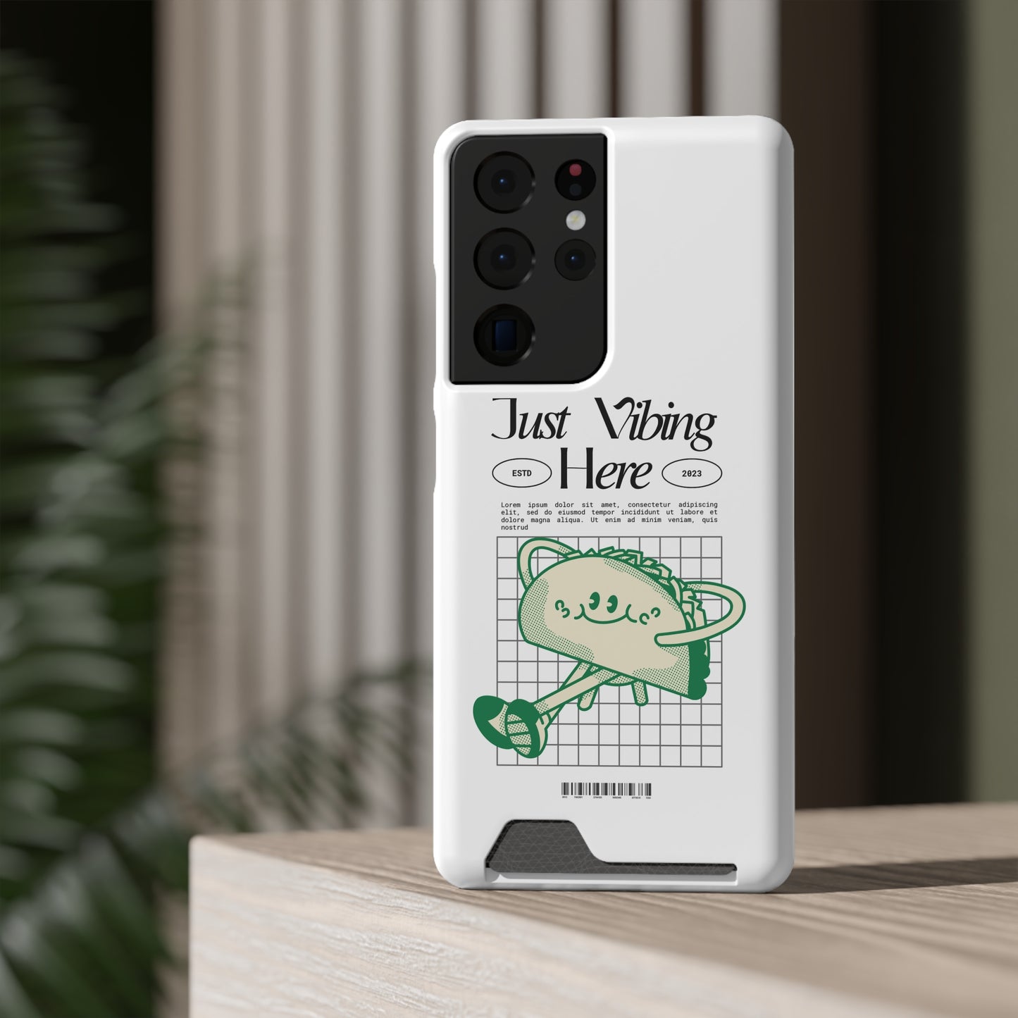 Just Vibing Here Phone Case | iPhone 15 Plus/ Pro, 14, 13, 12|Samsung Galaxy Models