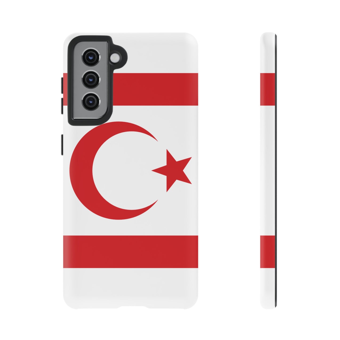 Northern Cyprus Flag Phone Case | iPhone 15 Plus/ Pro, 14, 13, 12| Google Pixel 7, Pro, 5| Samsung Galaxy S23 All Major Phone Models