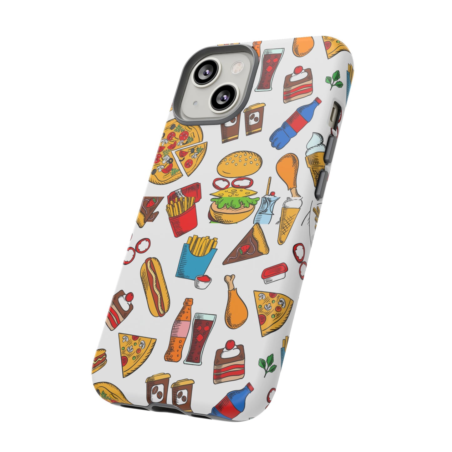 Fast Food Wallpaper Phone Case | iPhone 15 Plus/ Pro, 14, 13, 12| Google Pixel 7, Pro, 5| Samsung Galaxy S23 All Major Phone Models