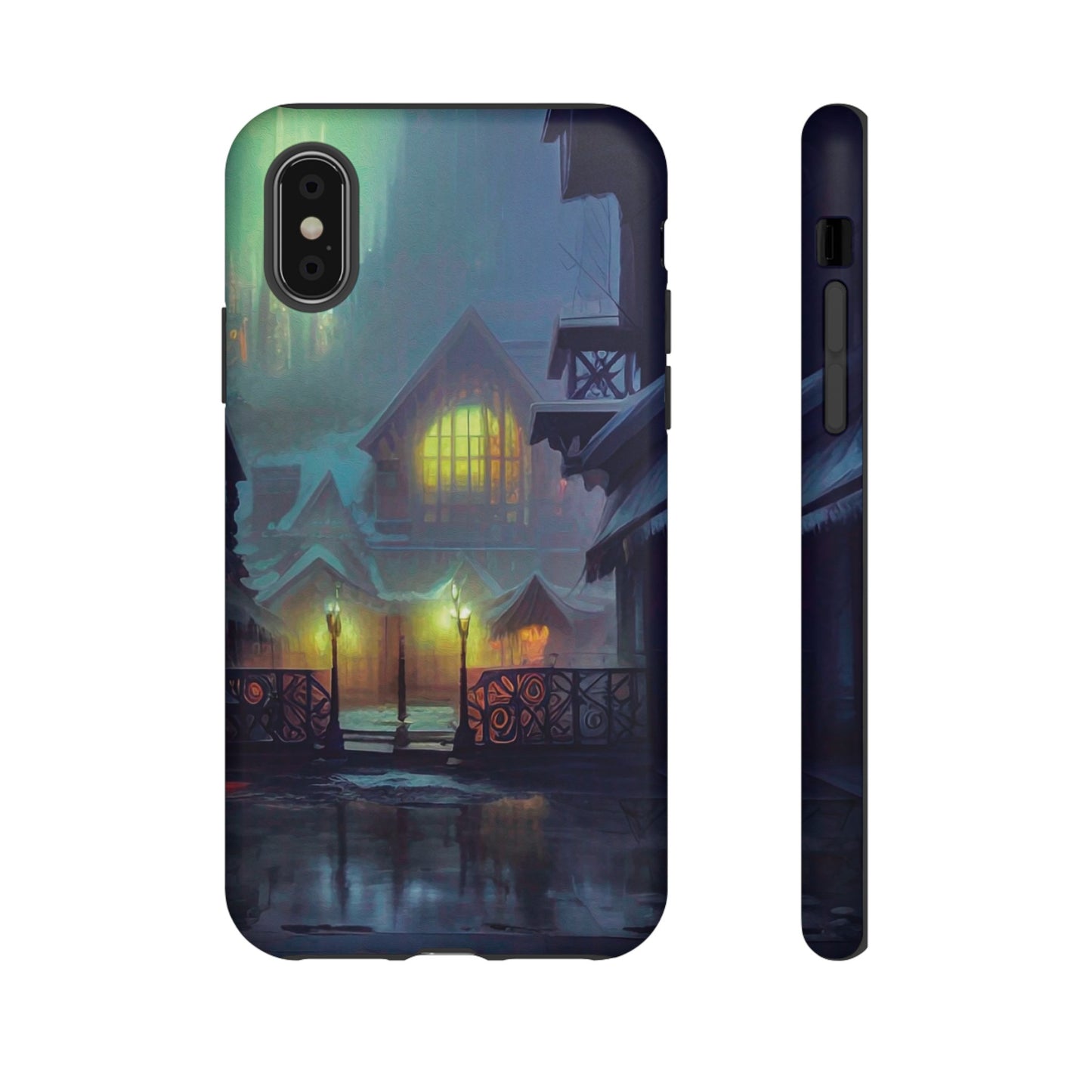 Cottage at Night Wallpaper Phone Case | iPhone 15 Plus/ Pro, 14, 13, 12| Google Pixel 7, Pro, 5| Samsung Galaxy S23 All Major Phone Models