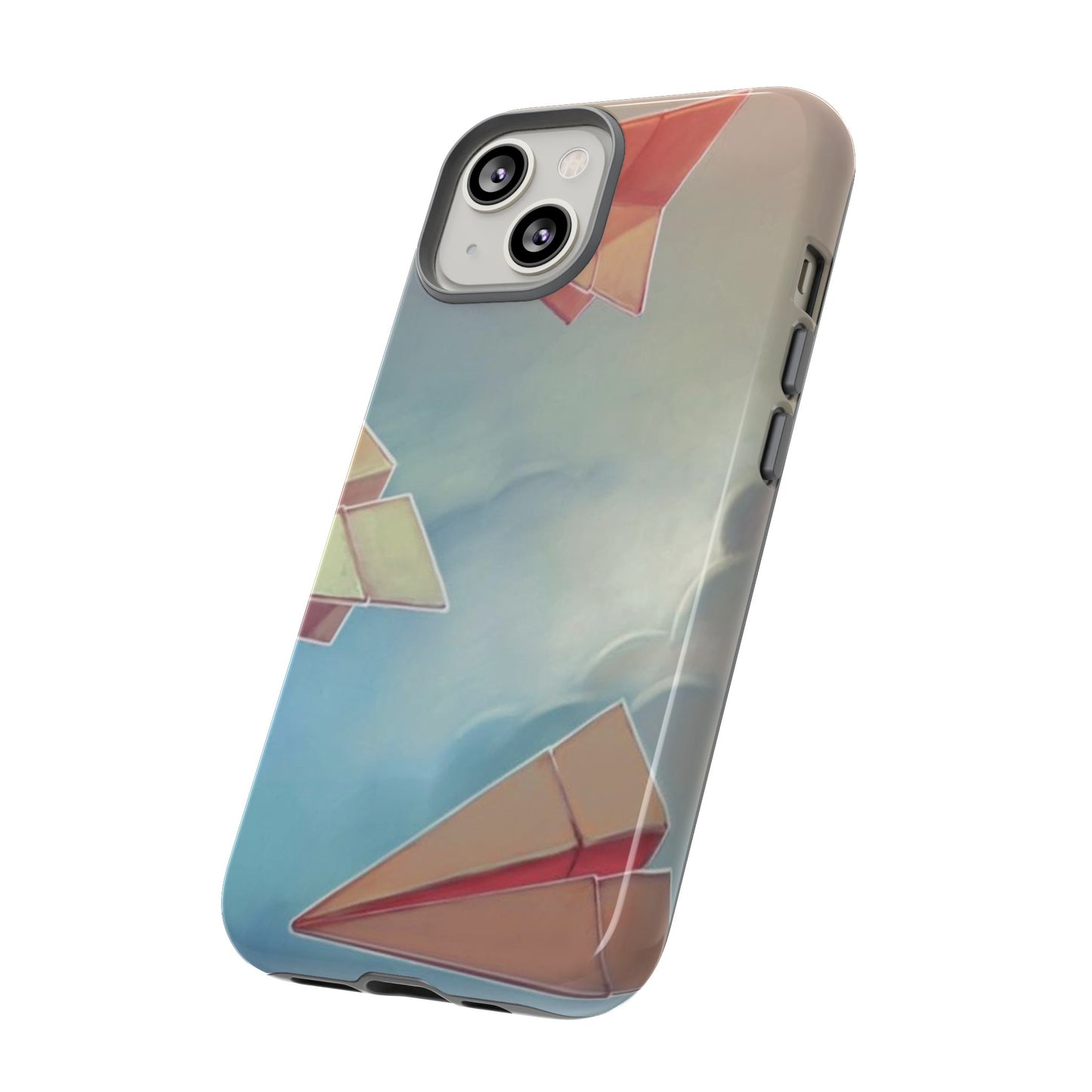 Paper Plane Wallpaper Phone Case | iPhone 15 Plus/ Pro, 14, 13, 12| Google Pixel 7, Pro, 5| Samsung Galaxy S23 All Major Phone Models