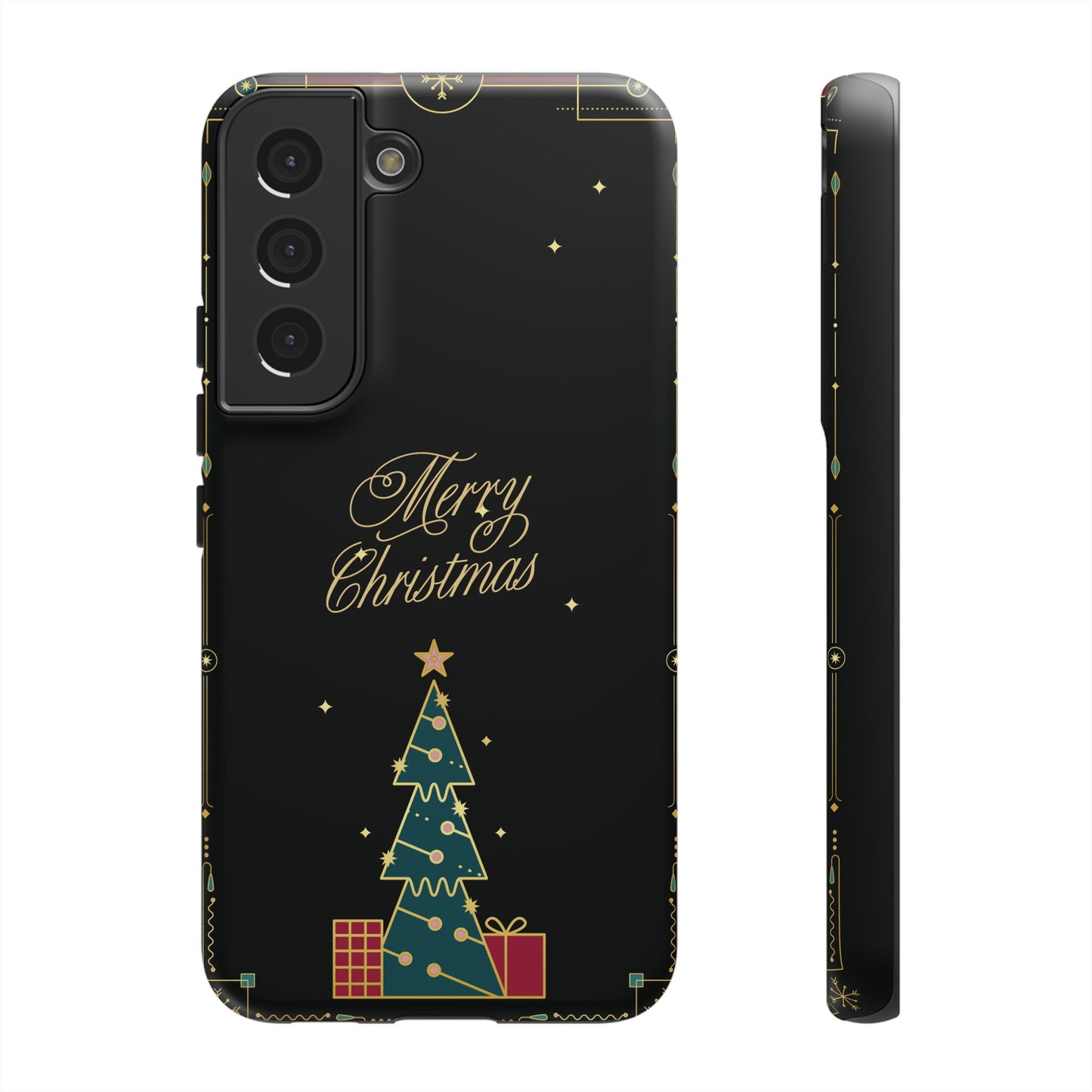 Christmas Tree Wallpaper Phone Case | iPhone 15 Plus/ Pro, 14, 13, 12| Google Pixel 7, Pro, 5| Samsung Galaxy S23 All Major Phone Models