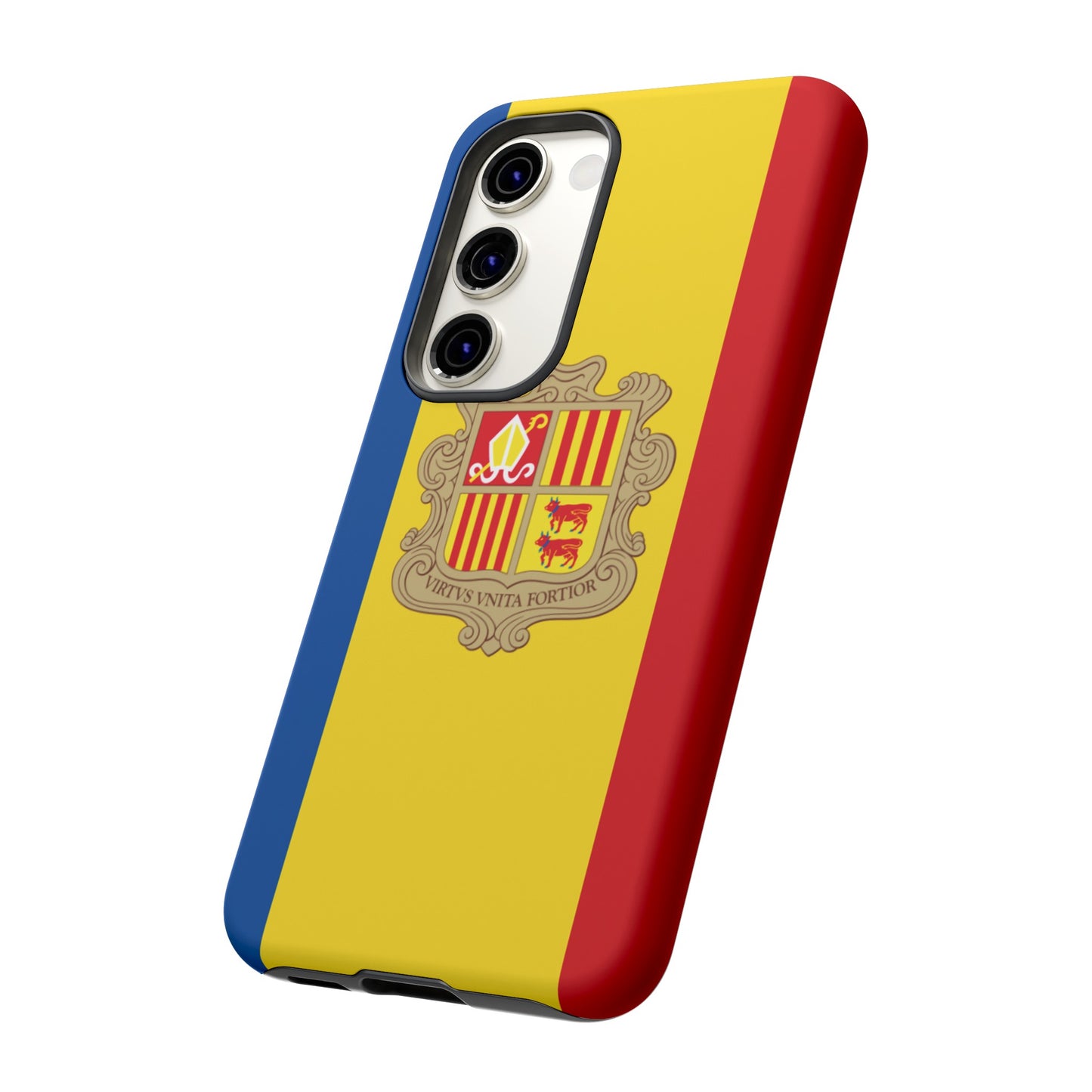 Andorra Flag Phone Case | iPhone 15 Plus/ Pro, 14, 13, 12| Google Pixel 7, Pro, 5| Samsung Galaxy S23 All Major Phone Models