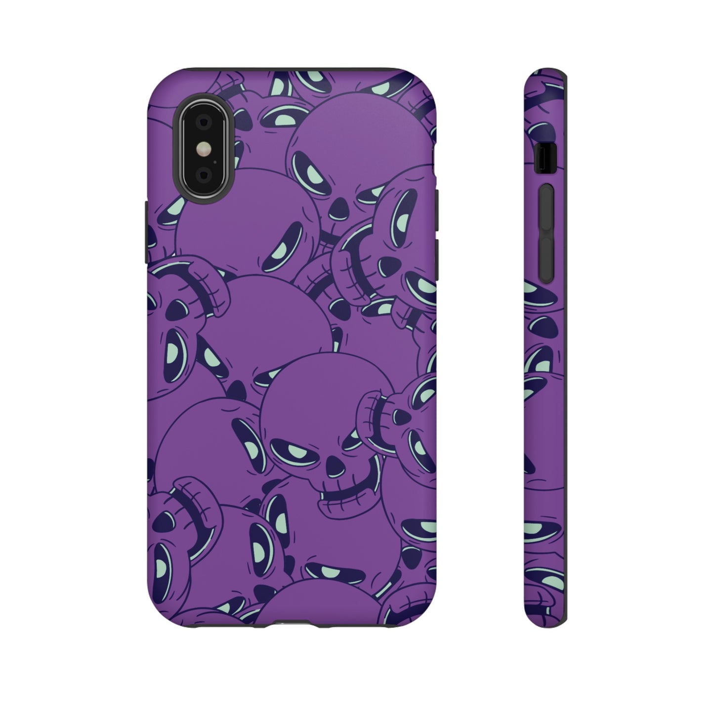 Glowing Skulls Wallpaper Phone Case | iPhone 15 Plus/ Pro, 14, 13, 12| Google Pixel 7, Pro, 5| Samsung Galaxy S23 All Major Phone Models