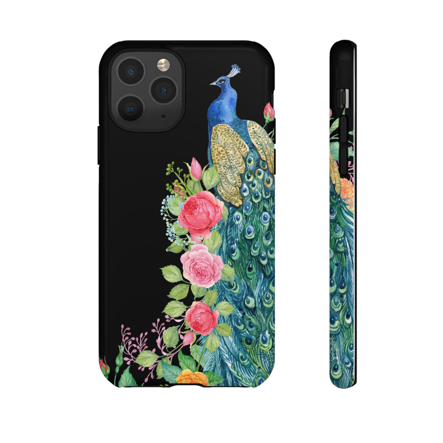 Peacock Wallpaper Phone Case | iPhone 15 Plus/ Pro, 14, 13, 12| Google Pixel 7, Pro, 5| Samsung Galaxy S23 All Major Phone Models