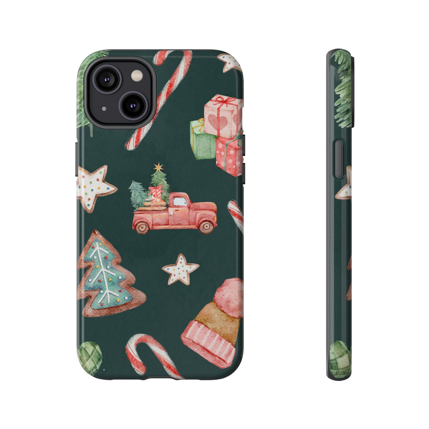 Festive Christmas Wallpaper Phone Case | iPhone 15 Plus/ Pro, 14, 13, 12| Google Pixel 7, Pro, 5| Samsung Galaxy S23 All Major Phone Models