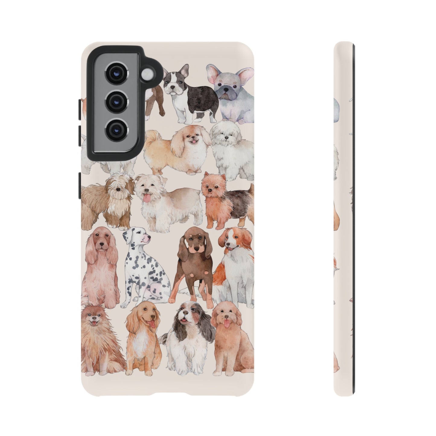 Dog Collage Wallpaper Phone Case | iPhone 15 Plus/ Pro, 14, 13, 12| Google Pixel 7, Pro, 5| Samsung Galaxy S23 All Major Phone Models