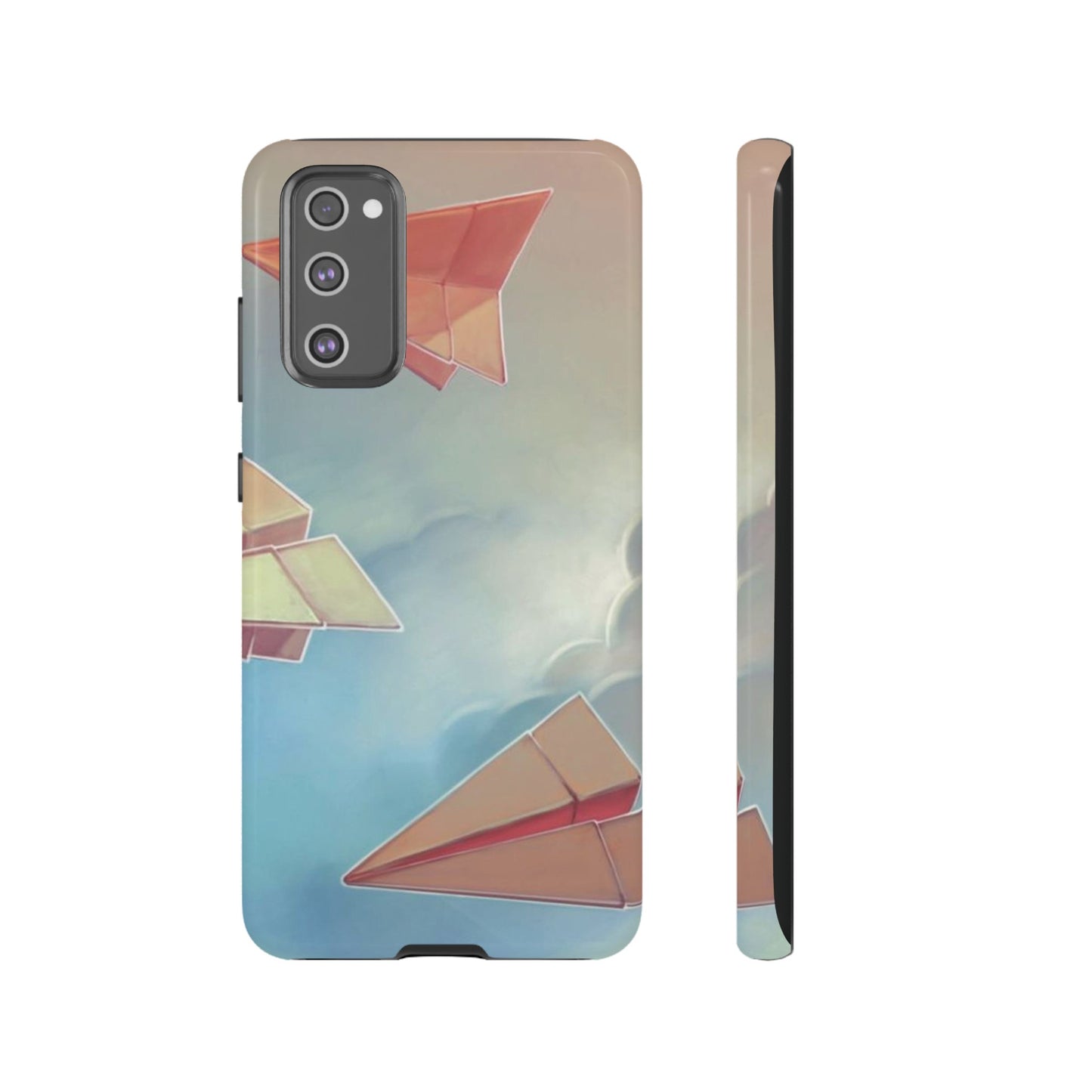 Paper Plane Wallpaper Phone Case | iPhone 15 Plus/ Pro, 14, 13, 12| Google Pixel 7, Pro, 5| Samsung Galaxy S23 All Major Phone Models