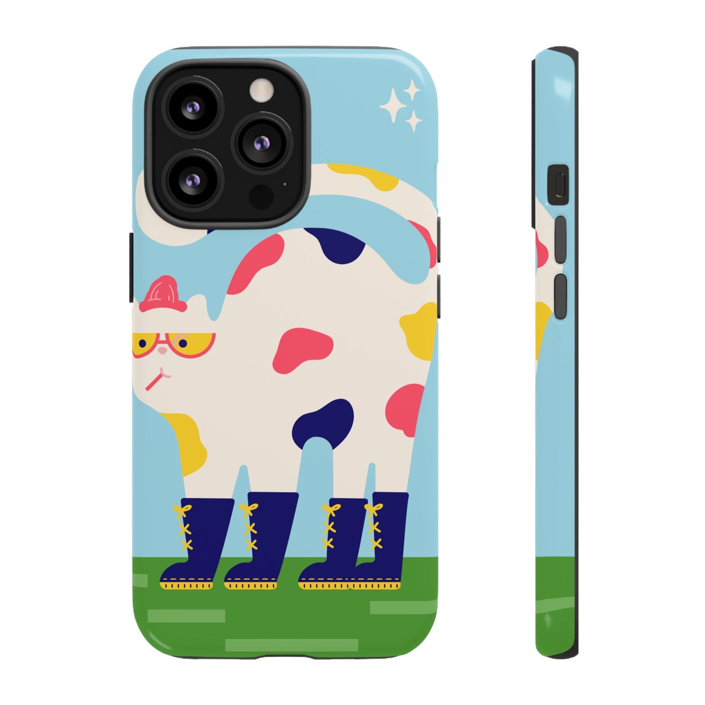 Rainboot Cat Phone Case | iPhone 15 Plus/ Pro, 14, 13, 12| Google Pixel 7, Pro, 5| Samsung Galaxy S23 All Major Phone Models