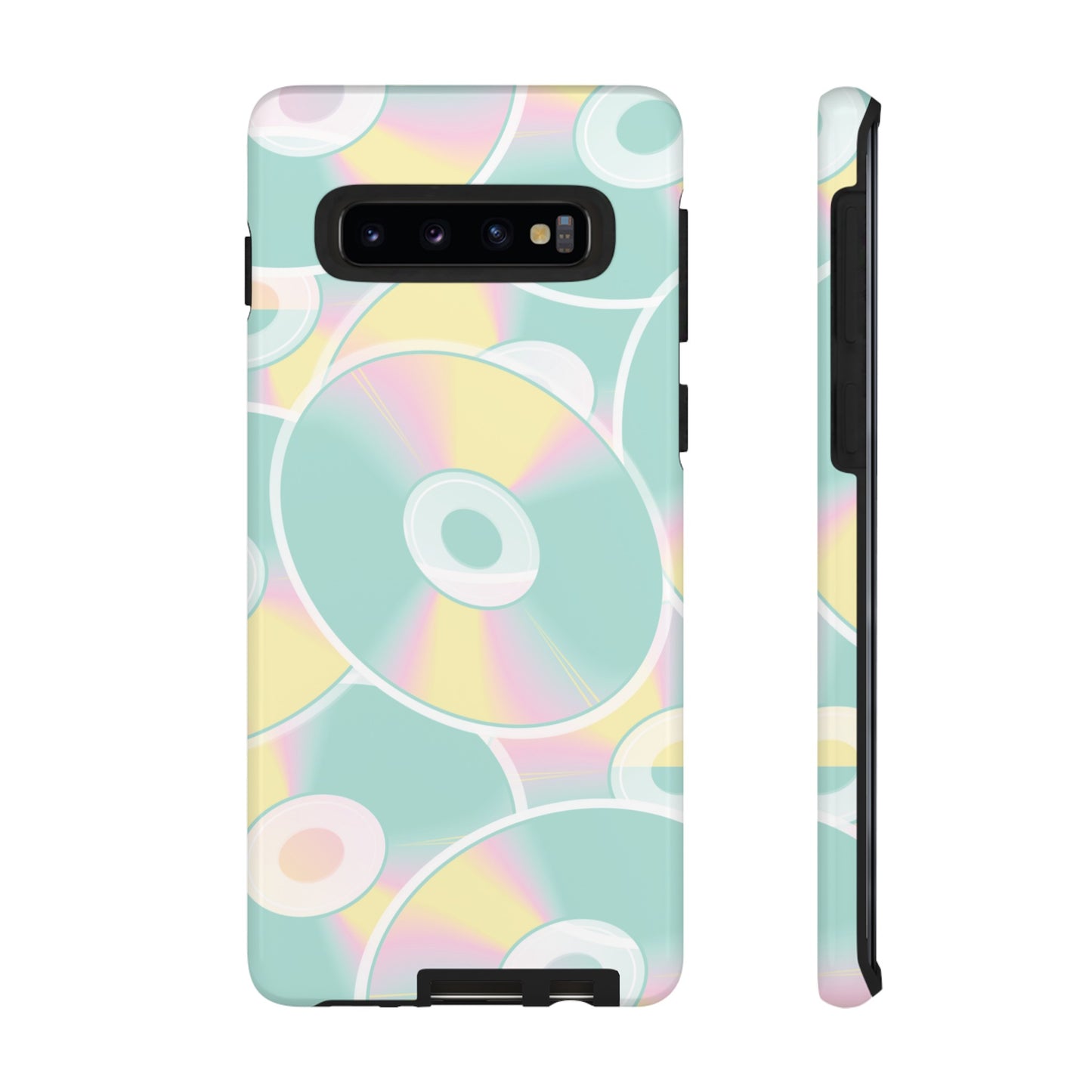 90's CD Wallpaper Phone Case | iPhone 15 Plus/ Pro, 14, 13, 12| Google Pixel 7, Pro, 5| Samsung Galaxy S23 All Major Phone Models