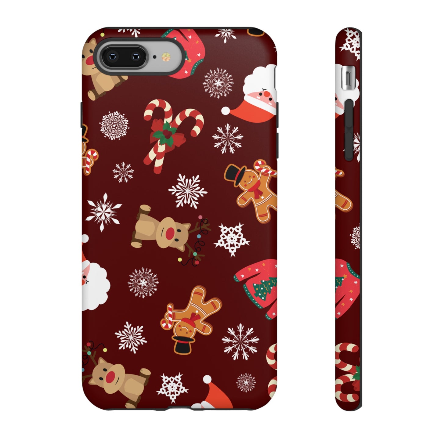 Festive Christmas Wallpaper Phone Case | iPhone 15 Plus/ Pro, 14, 13, 12| Google Pixel 7, Pro, 5| Samsung Galaxy S23 All Major Phone Models