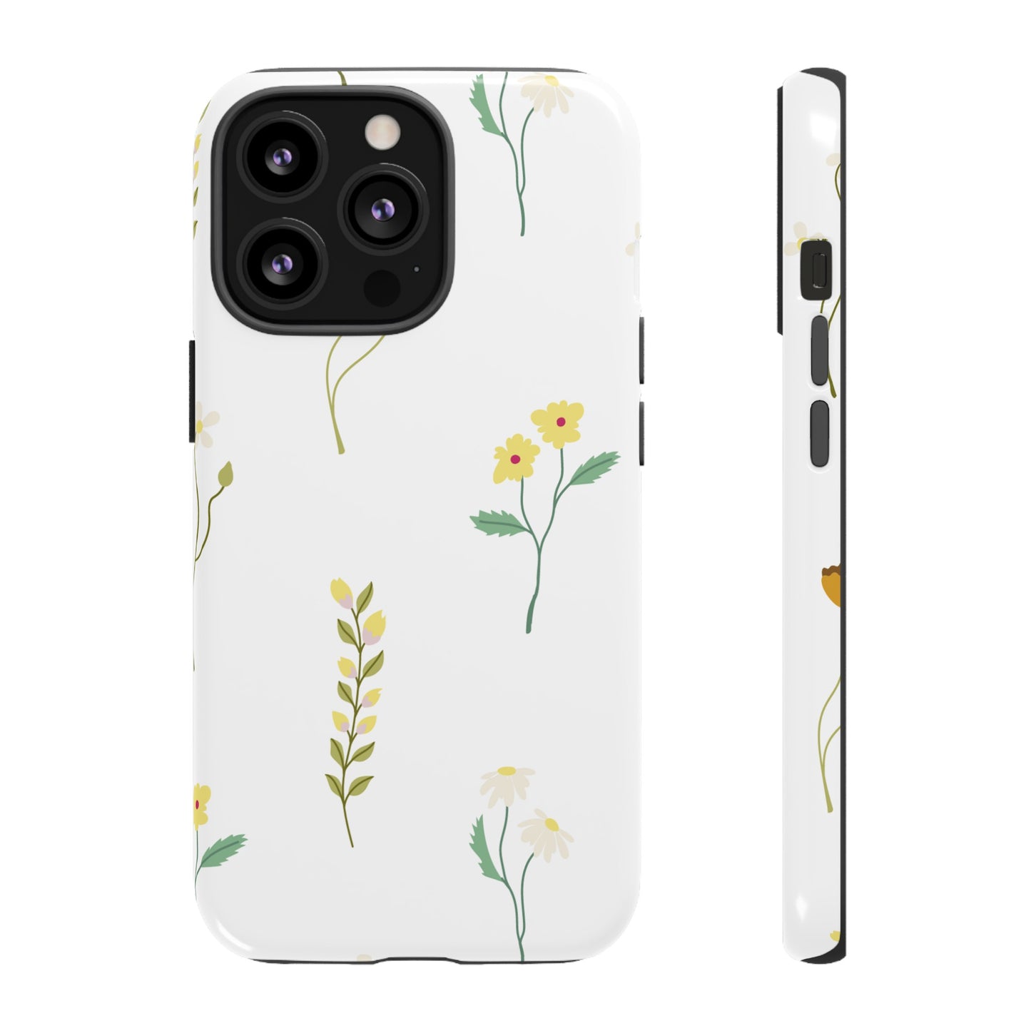 Delicate Floral Wallpaper Phone Case | iPhone 15 Plus/ Pro, 14, 13, 12| Google Pixel 7, Pro, 5| Samsung Galaxy S23 All Major Phone Models