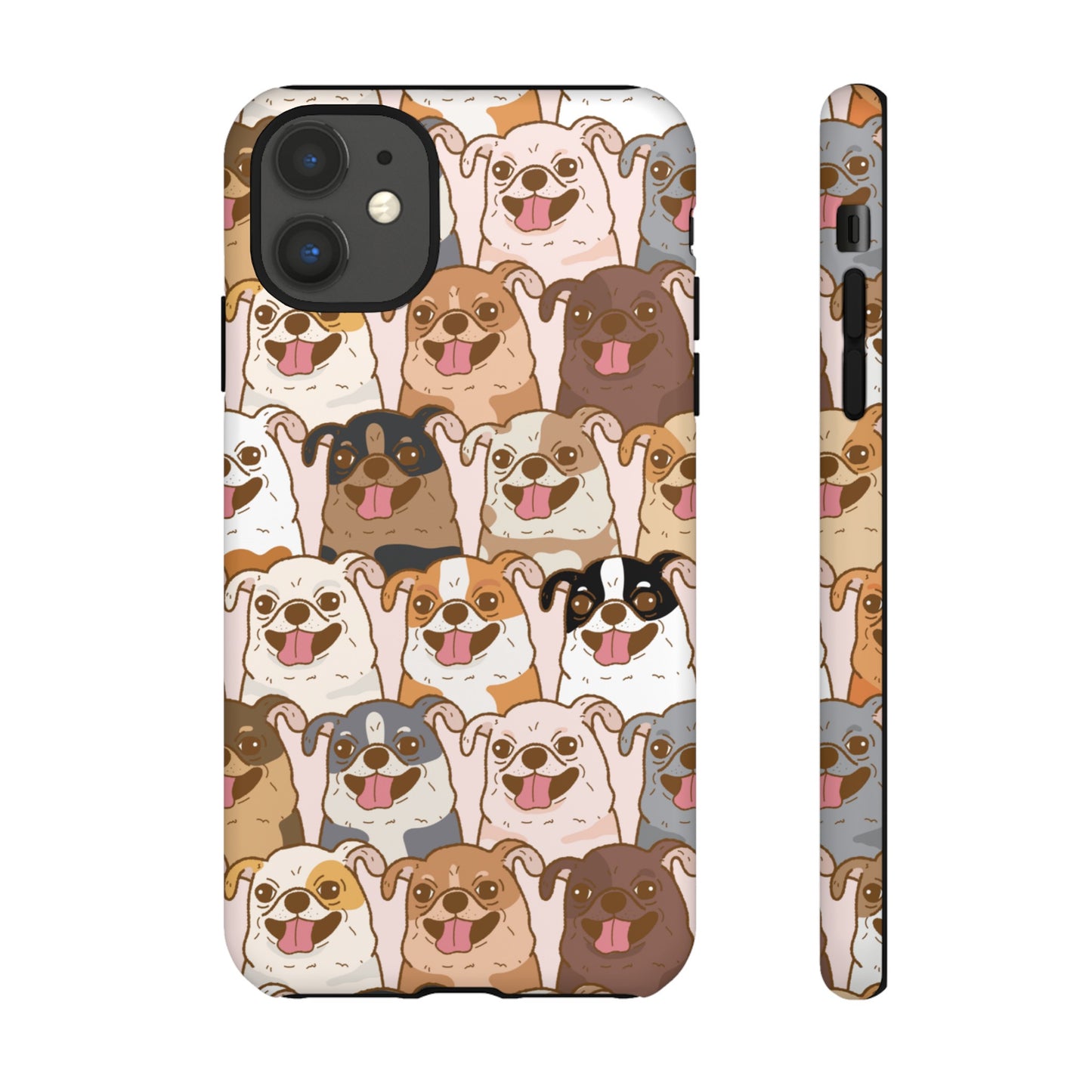 Dog Line Up Phone Case | iPhone 15 Plus/ Pro, 14, 13, 12| Google Pixel 7, Pro, 5| Samsung Galaxy S23 All Major Phone Models