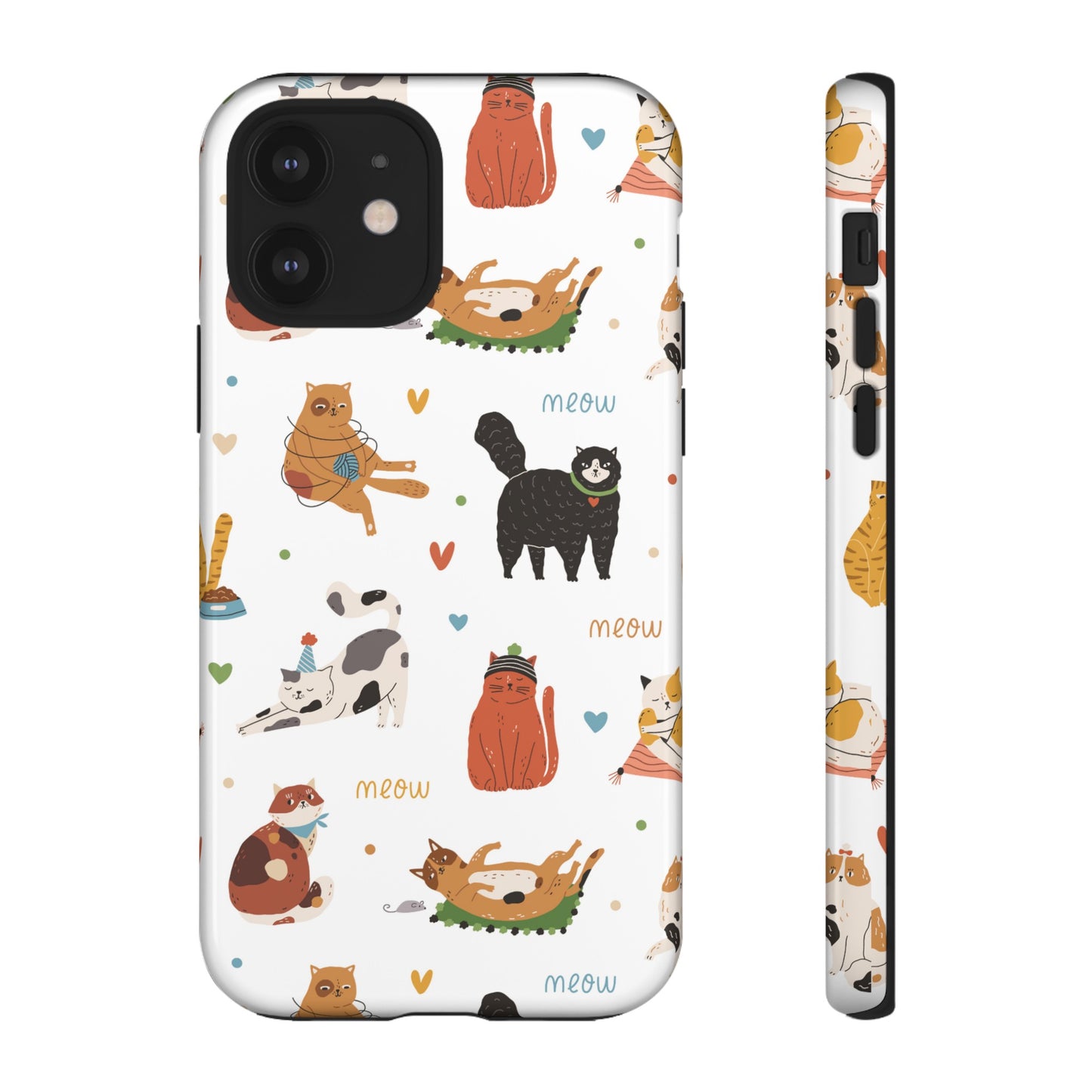 Collage of Cats Wallpaper Phone Case | iPhone 15 Plus/ Pro, 14, 13, 12| Google Pixel 7, Pro, 5| Samsung Galaxy S23 All Major Phone Models