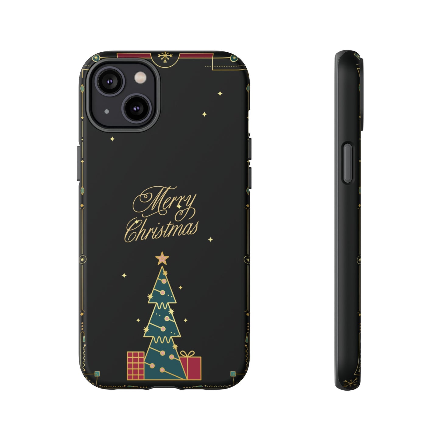 Christmas Tree Wallpaper Phone Case | iPhone 15 Plus/ Pro, 14, 13, 12| Google Pixel 7, Pro, 5| Samsung Galaxy S23 All Major Phone Models