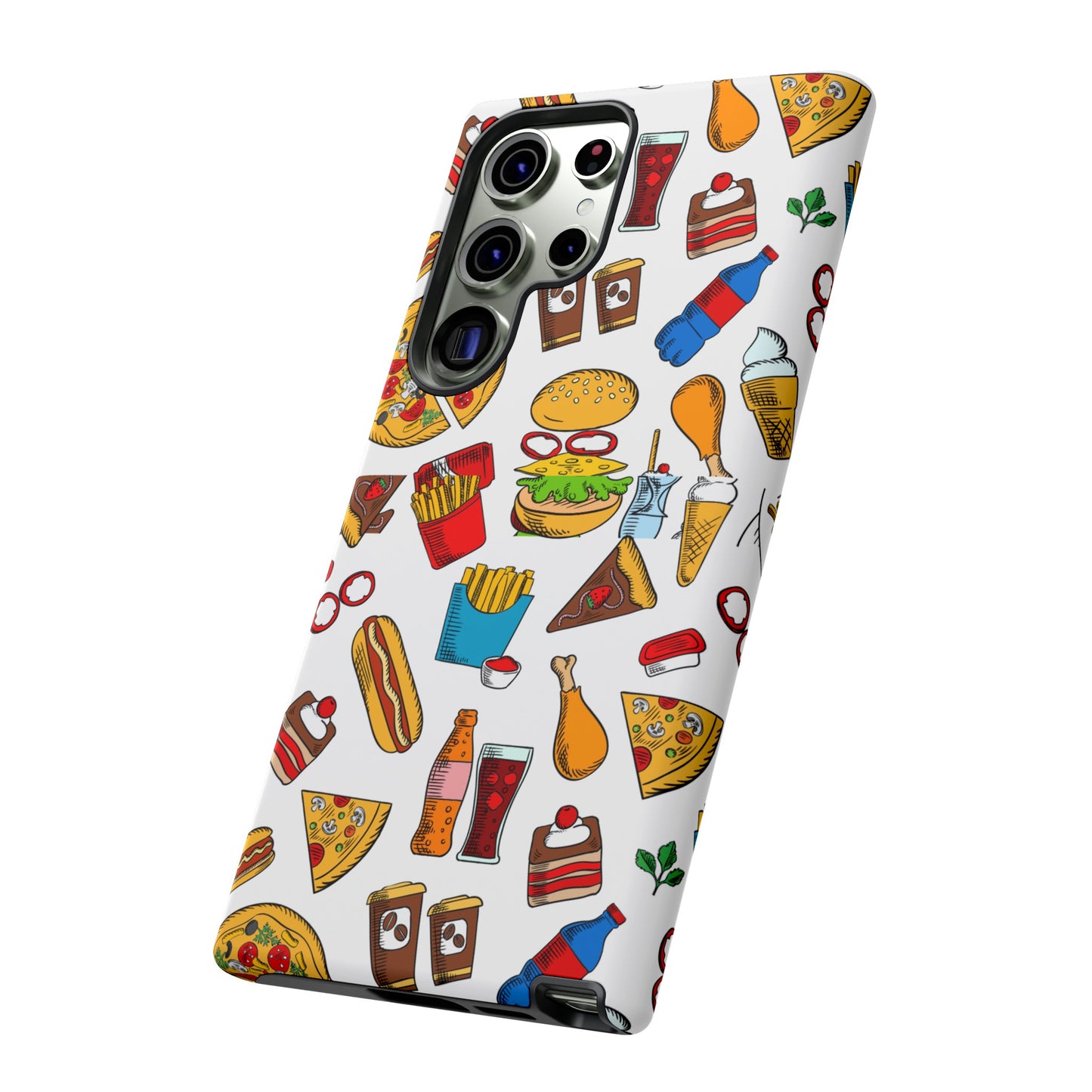 Fast Food Wallpaper Phone Case | iPhone 15 Plus/ Pro, 14, 13, 12| Google Pixel 7, Pro, 5| Samsung Galaxy S23 All Major Phone Models