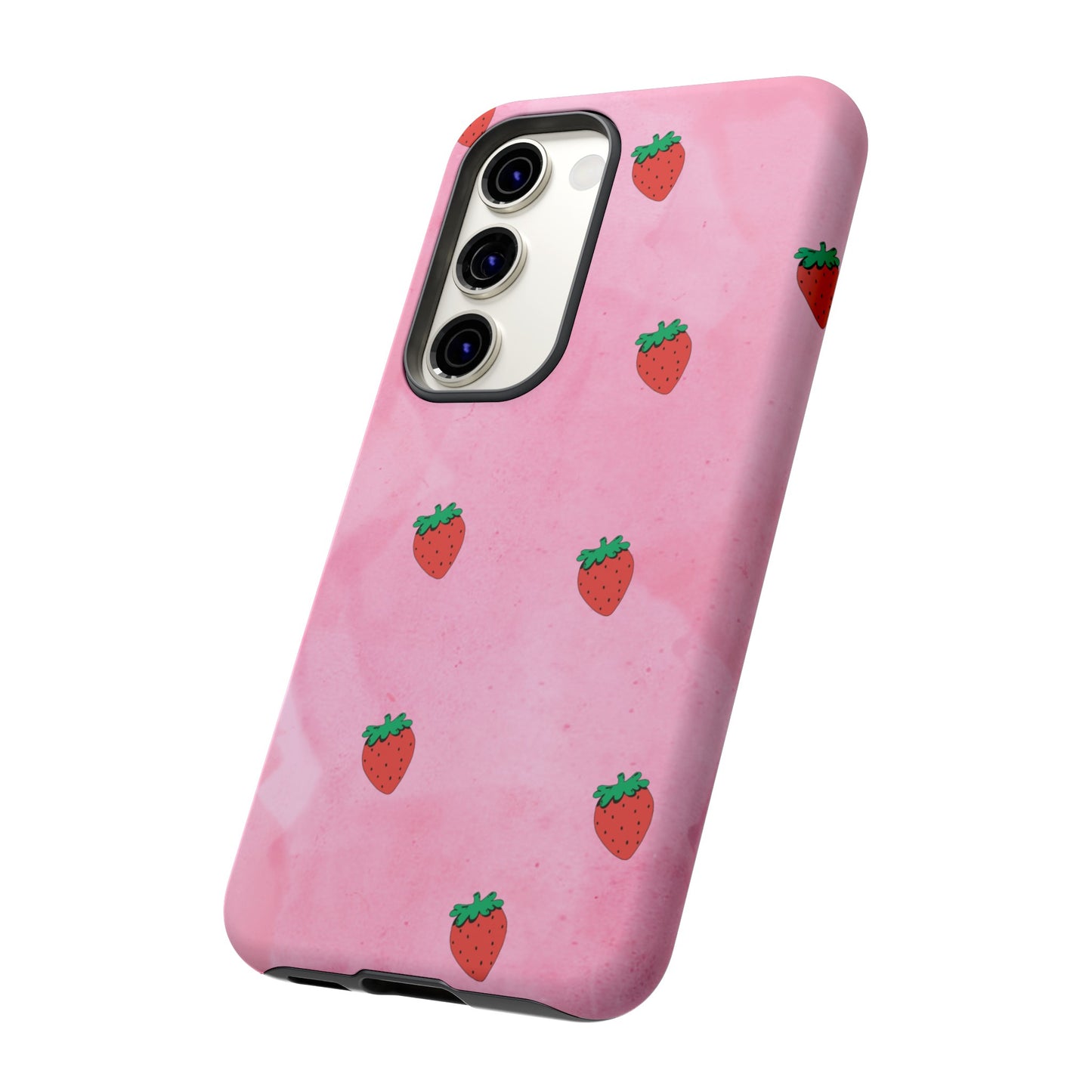 Strawberry Wallpaper Phone Case | iPhone 15 Plus/ Pro, 14, 13, 12| Google Pixel 7, Pro, 5| Samsung Galaxy S23 All Major Phone Models