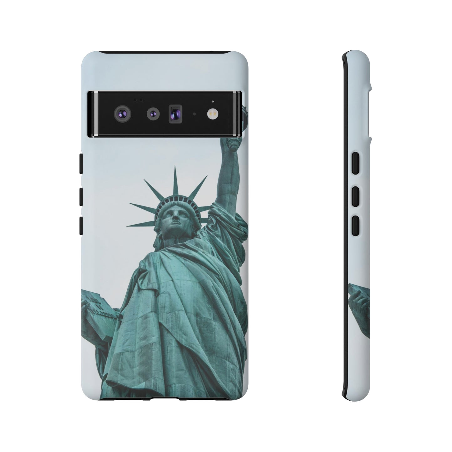 Statue of Liberty Wallpaper Phone Case | iPhone 15 Plus/ Pro, 14, 13, 12| Google Pixel 7, Pro, 5| Samsung Galaxy S23 All Major Phone Models