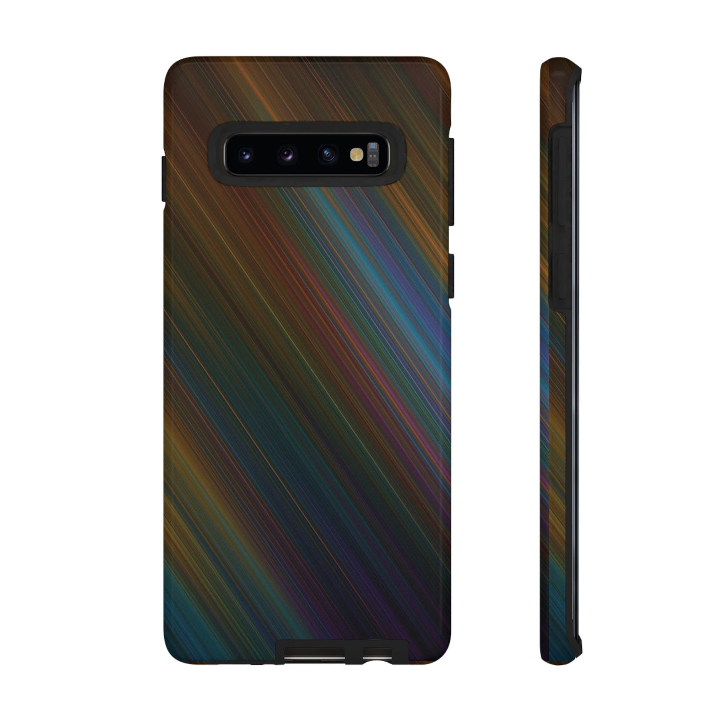 Slanted Rainbow Wallpaper Phone Case | iPhone 15 Plus/ Pro, 14, 13, 12| Google Pixel 7, Pro, 5| Samsung Galaxy S23 All Major Phone Models