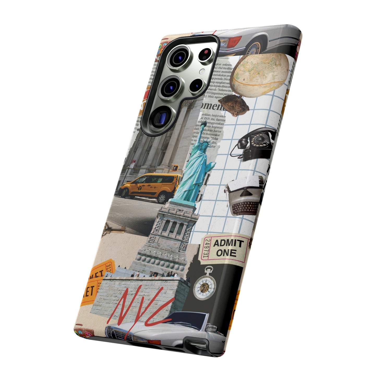 New York City Collage Wallpaper Phone Case | iPhone 15 Plus/ Pro, 14, 13, 12| Google Pixel 7, Pro, 5| Samsung Galaxy S23 All Major Phone Models