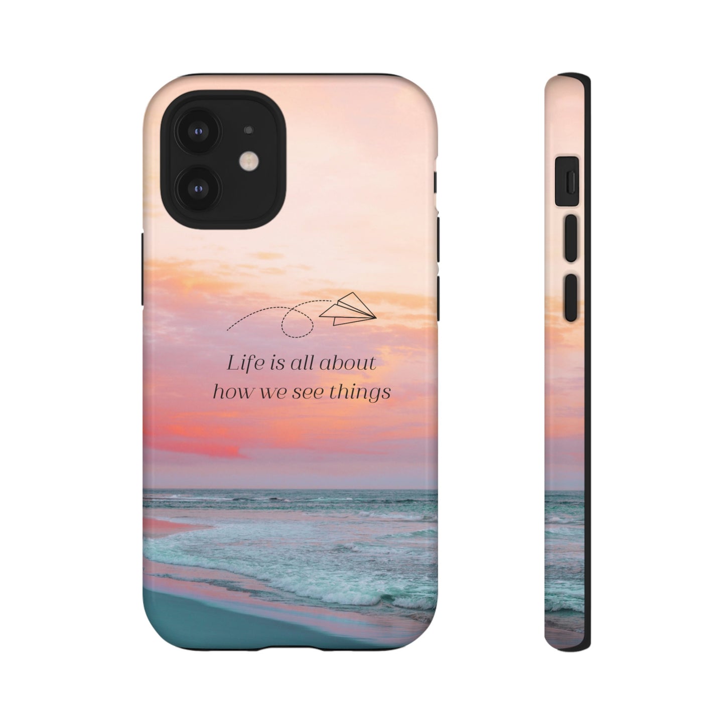 Thoughts at Sunset Phone Case | iPhone 15 Plus/ Pro, 14, 13, 12| Google Pixel 7, Pro, 5| Samsung Galaxy S23 All Major Phone Models