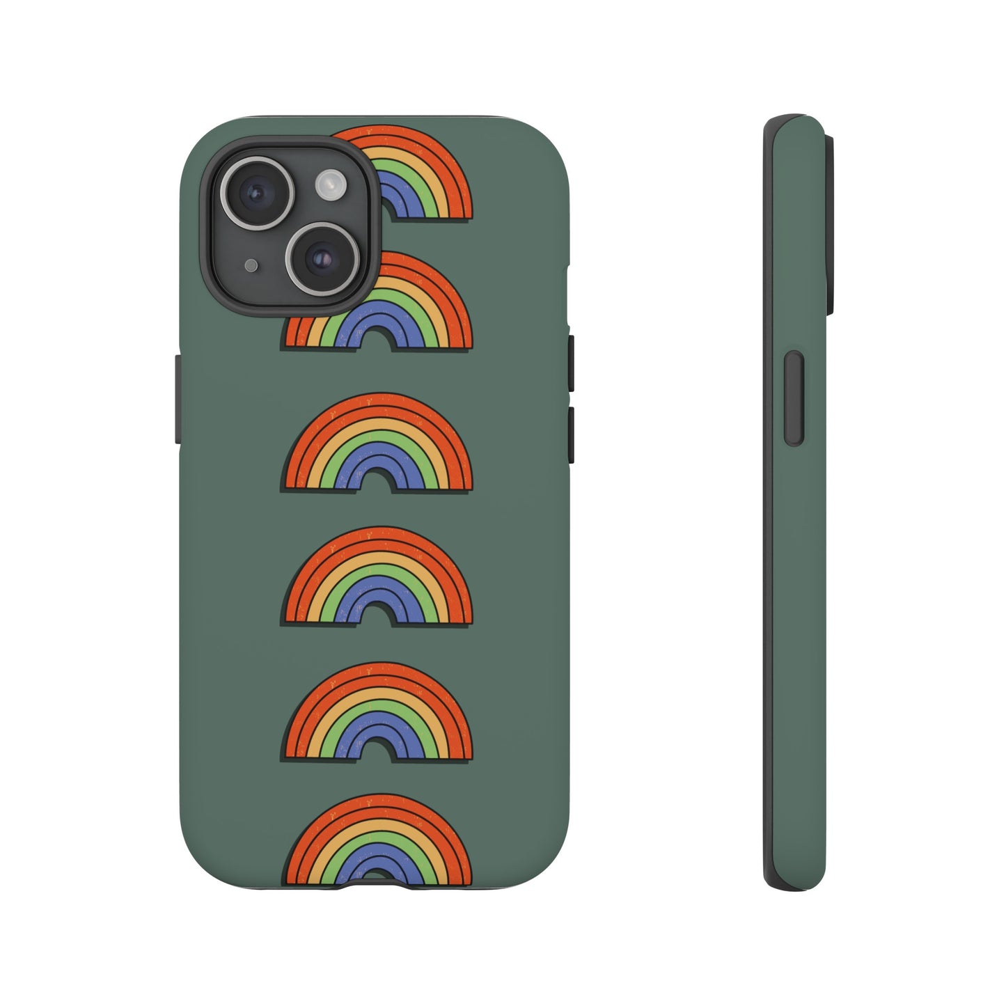 Rainbow Wallpaper Phone Case | iPhone 15 Plus/ Pro, 14, 13, 12| Google Pixel 7, Pro, 5| Samsung Galaxy S23 All Major Phone Models