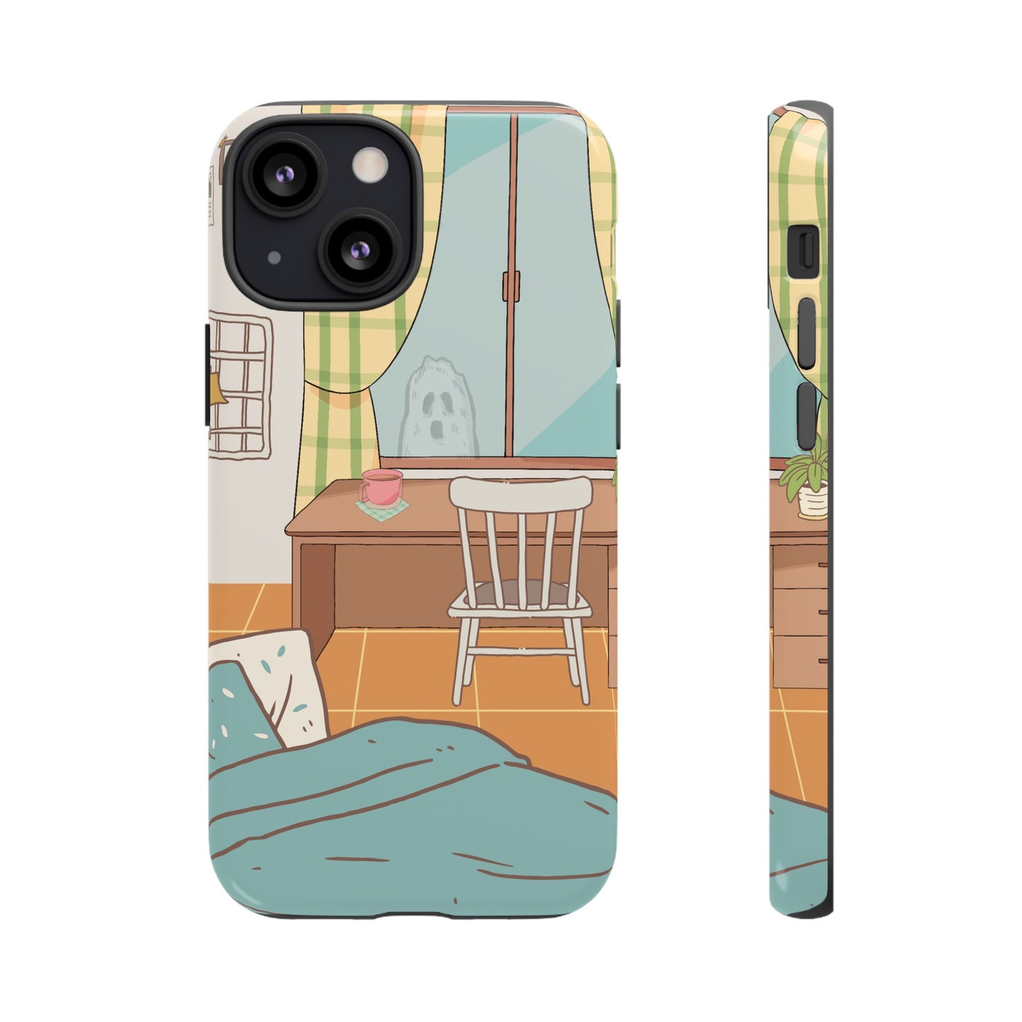 Ghost At The Window Wallpaper Phone Case | iPhone 15 Plus/ Pro, 14, 13, 12| Google Pixel 7, Pro, 5| Samsung Galaxy S23 All Major Phone Models