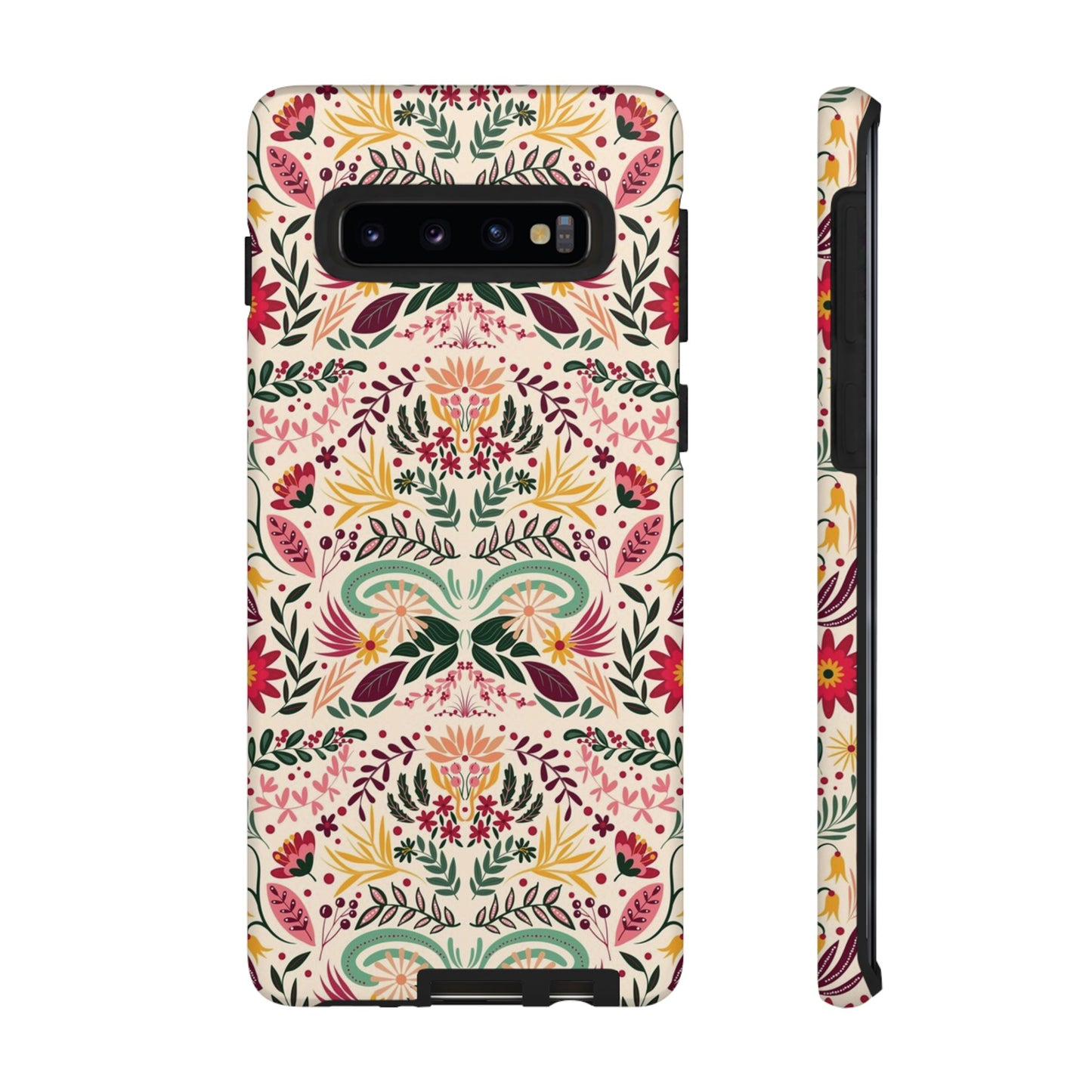 Bright Floral Wallpaper Phone Case | iPhone 15 Plus/ Pro, 14, 13, 12| Google Pixel 7, Pro, 5| Samsung Galaxy S23 All Major Phone Models