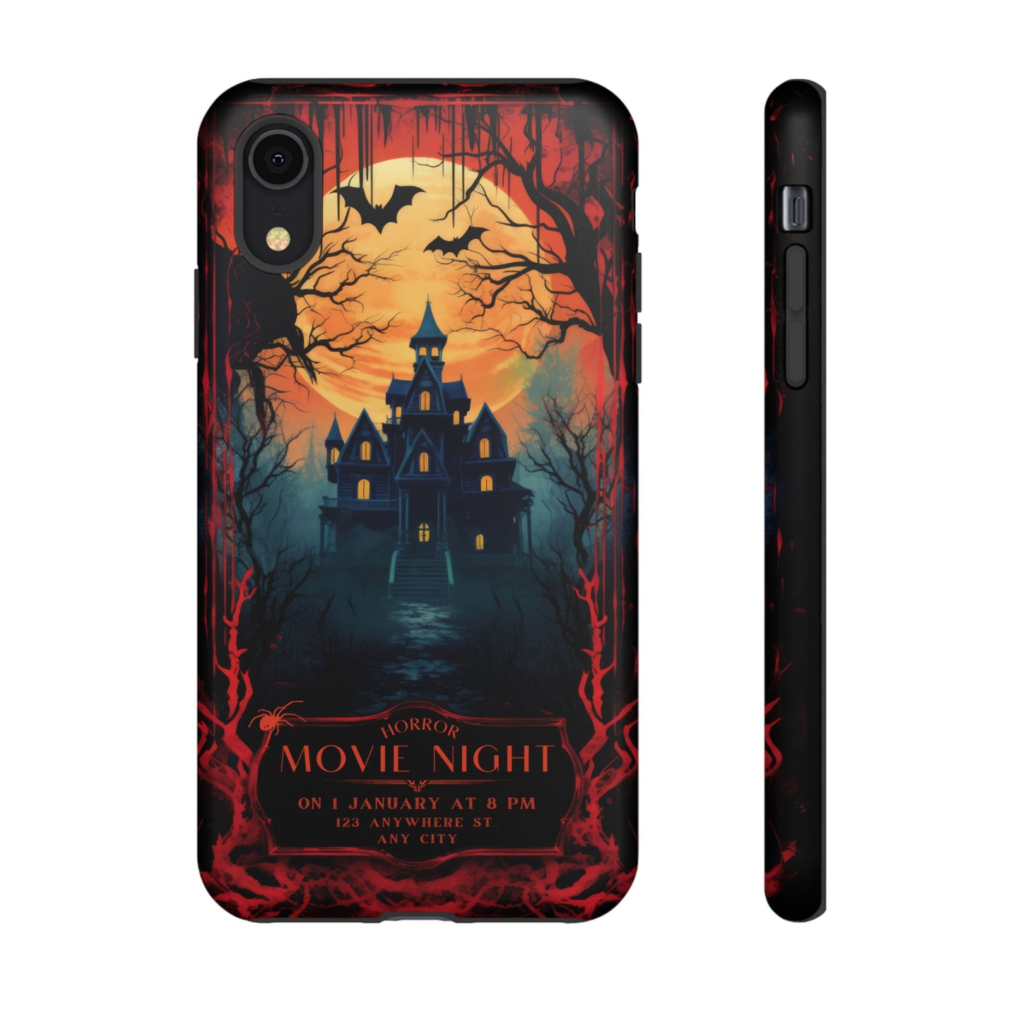 Horror Movie Night Phone Case | iPhone 15 Plus/ Pro, 14, 13, 12| Google Pixel 7, Pro, 5| Samsung Galaxy S23 All Major Phone Models