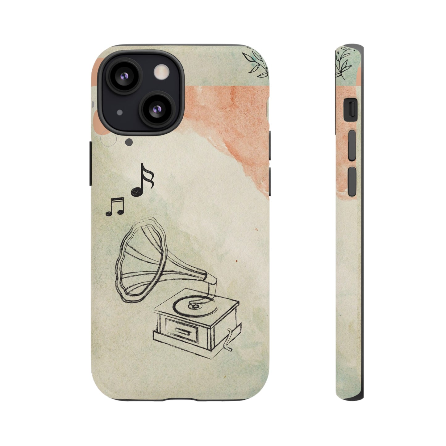 Record Player Wallpaper Phone Case | iPhone 15 Plus/ Pro, 14, 13, 12| Google Pixel 7, Pro, 5| Samsung Galaxy S23 All Major Phone Models