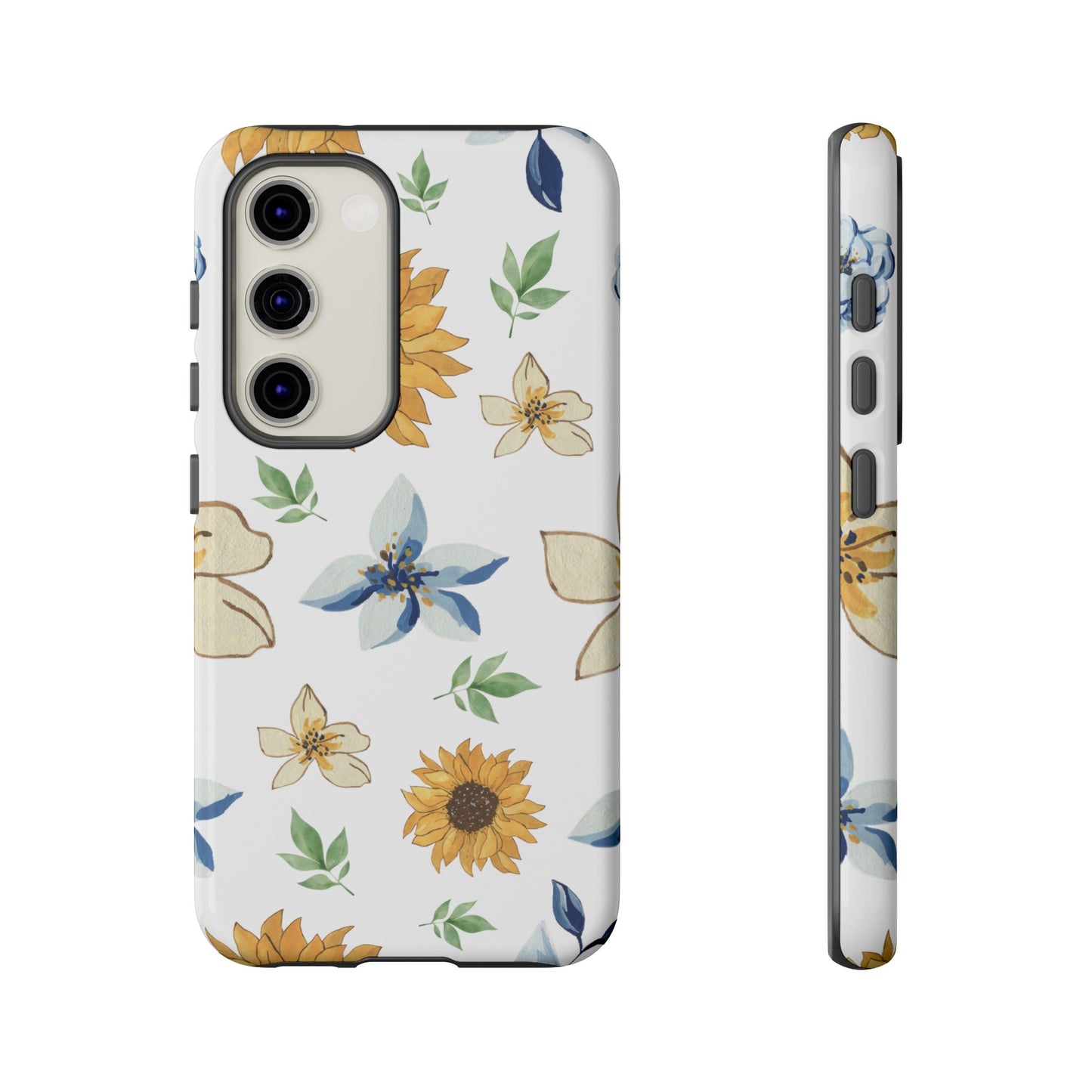 Beautiful Watercolour Flower Wallpaper Phone Case | iPhone 15 Plus/ Pro, 14, 13, 12| Google Pixel 7, Pro, 5| Samsung Galaxy S23 All Major Phone Models