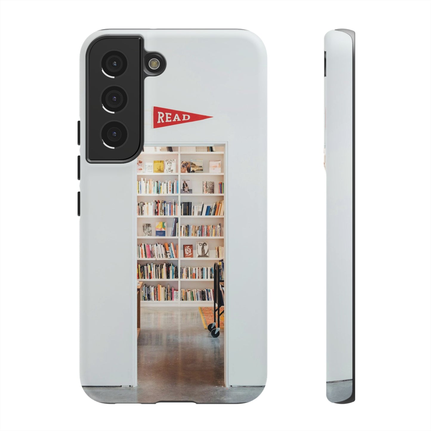 Peaceful Library Wallpaper Phone Case | iPhone 15 Plus/ Pro, 14, 13, 12| Google Pixel 7, Pro, 5| Samsung Galaxy S23 All Major Phone Models