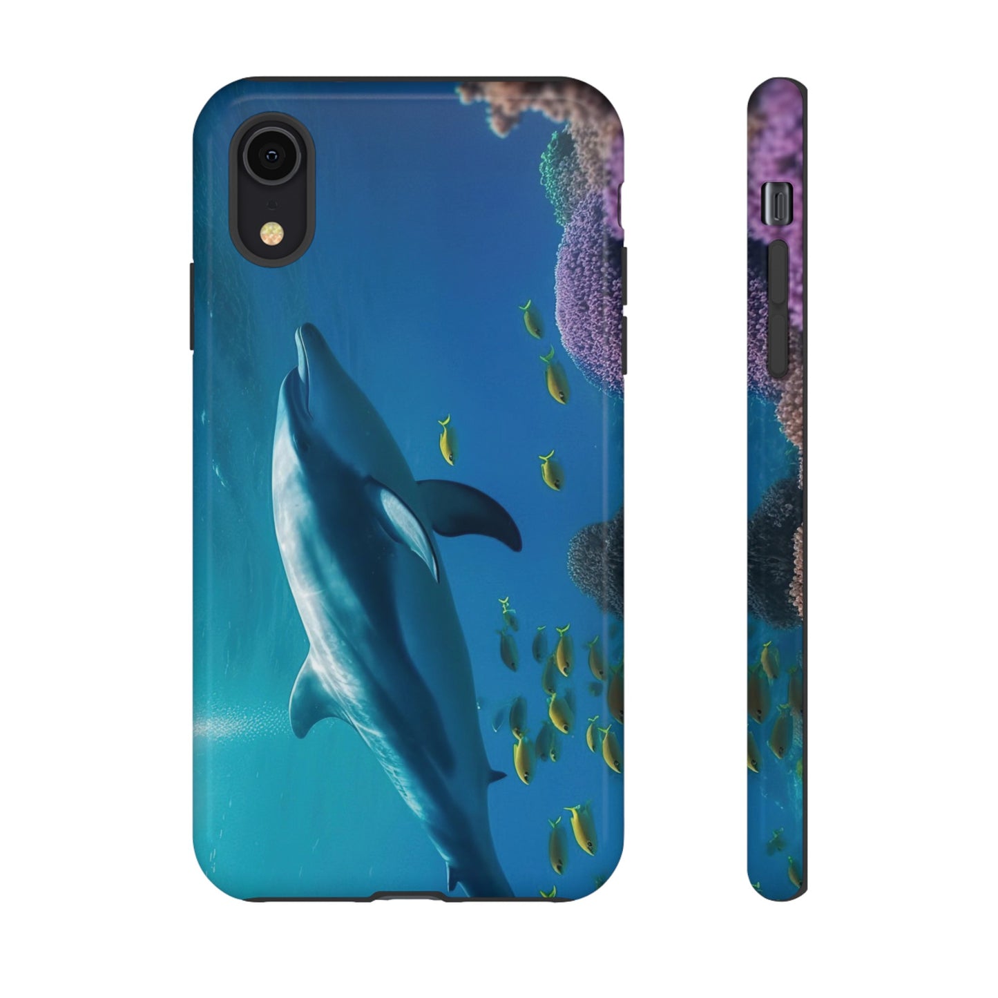 Dolphin Wallpaper Phone Case | iPhone 15 Plus/ Pro, 14, 13, 12| Google Pixel 7, Pro, 5| Samsung Galaxy S23 All Major Phone Models