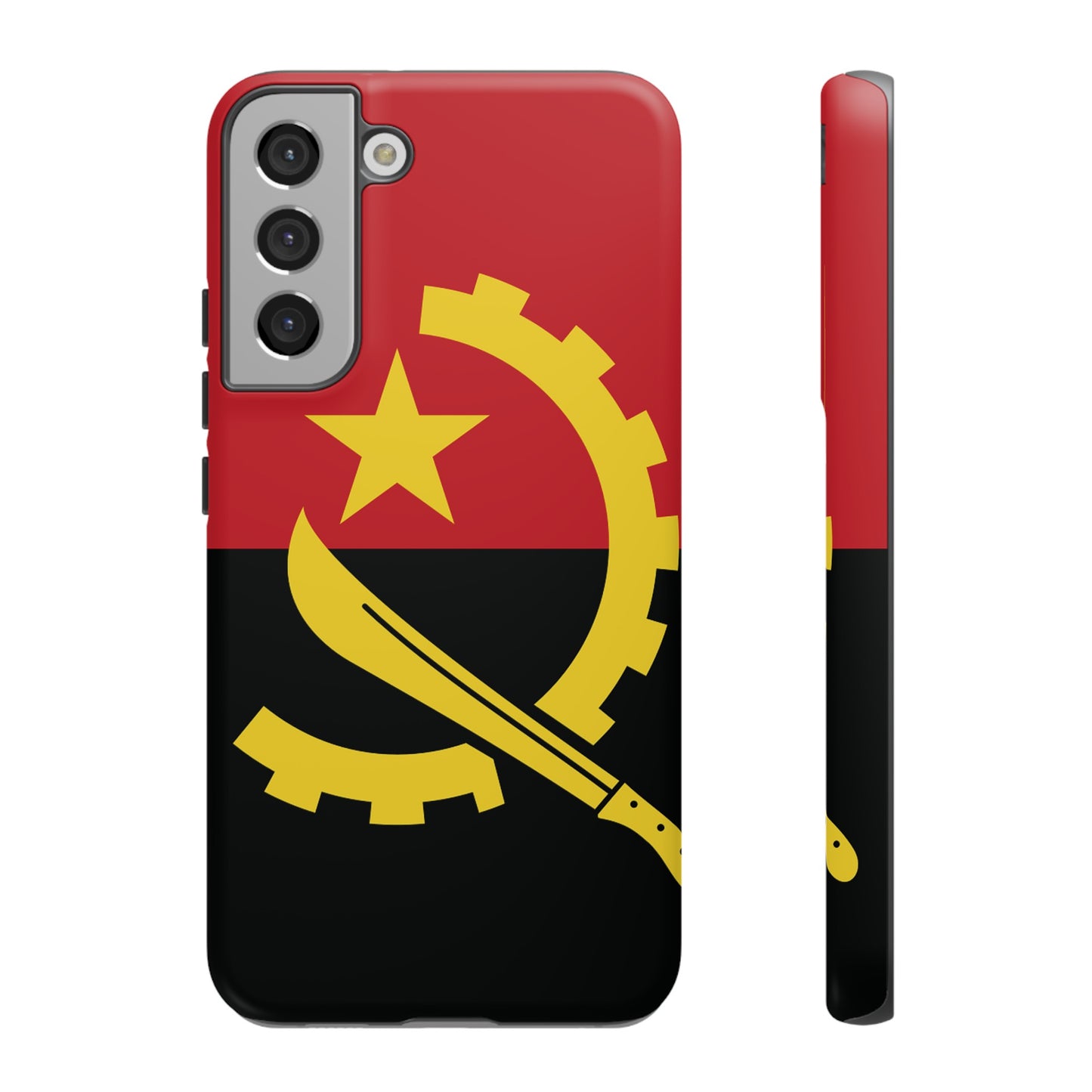 Angola Flag Phone Case | iPhone 15 Plus/ Pro, 14, 13, 12| Google Pixel 7, Pro, 5| Samsung Galaxy S23 All Major Phone Models