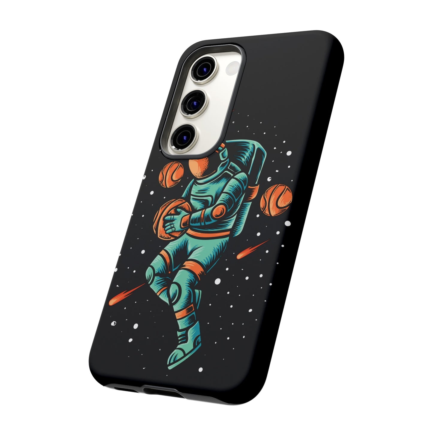 Space Basketball Phone Case | iPhone 15 Plus/ Pro, 14, 13, 12| Google Pixel 7, Pro, 5| Samsung Galaxy S23 All Major Phone Models