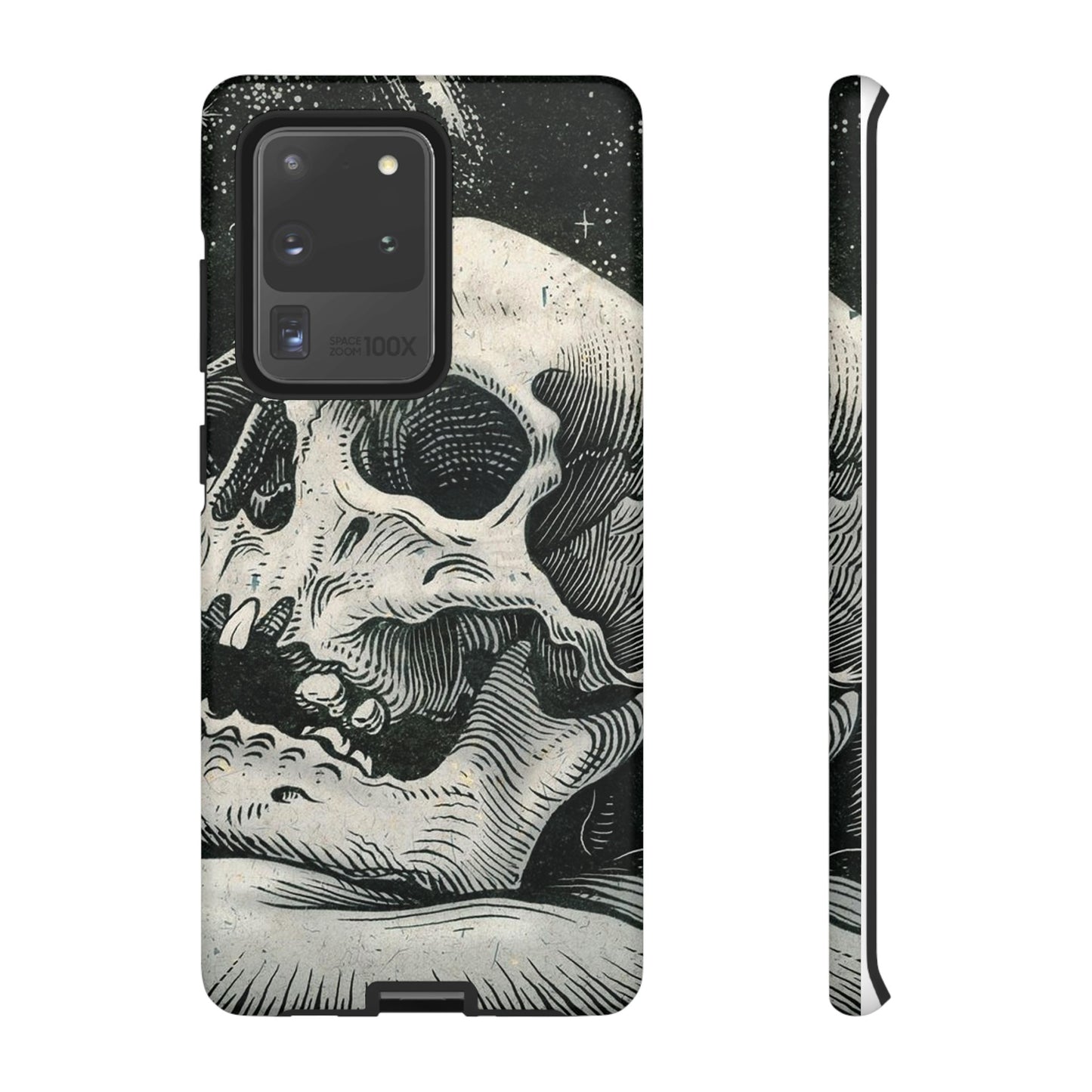 Skull Wallpaper Phone Case | iPhone 15 Plus/ Pro, 14, 13, 12| Google Pixel 7, Pro, 5| Samsung Galaxy S23 All Major Phone Models